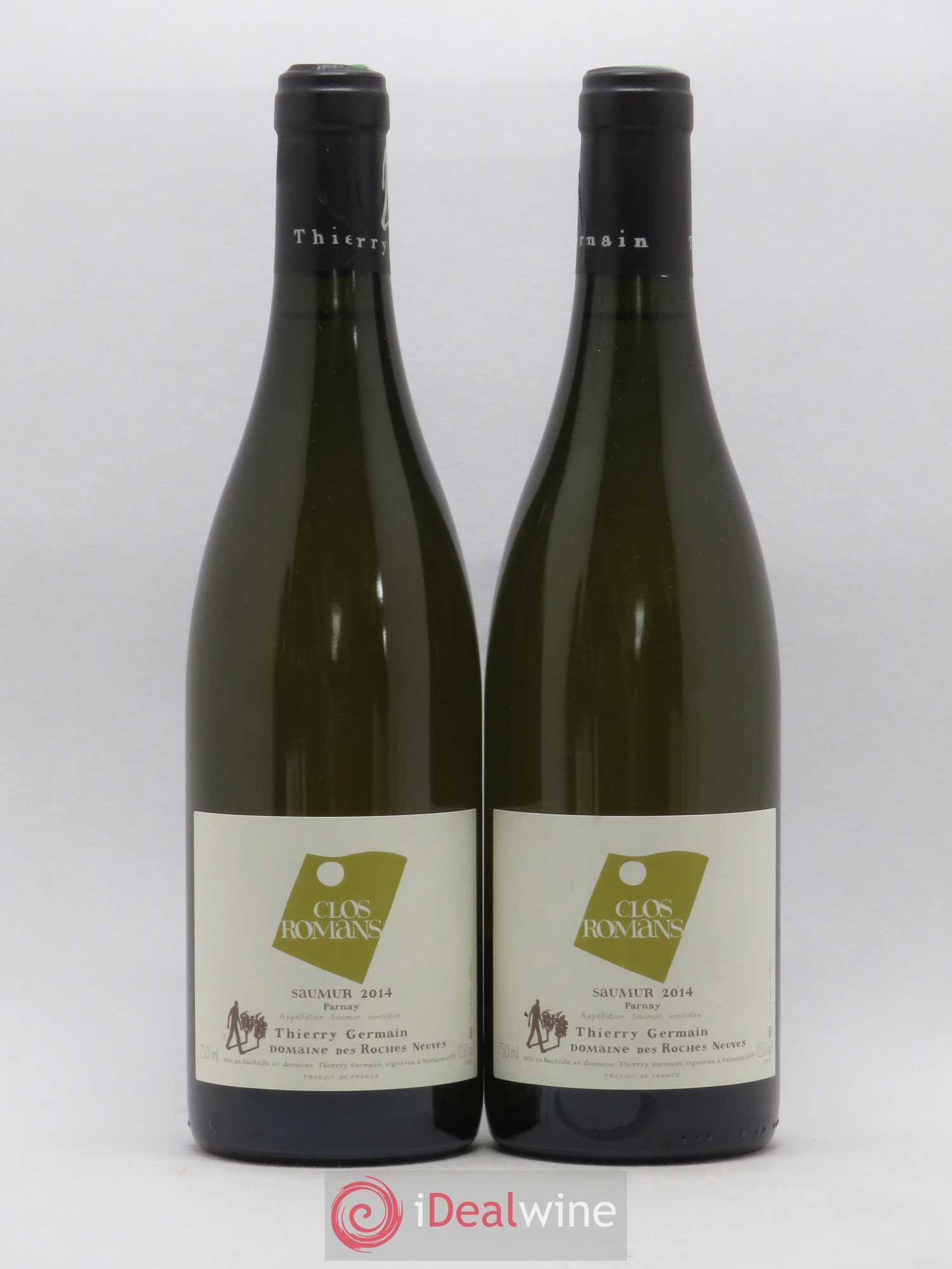 Saumur Clos Romans Domaine des Roches Neuves - Thierry Germain 2014 - Lot de 2 bouteilles - 0