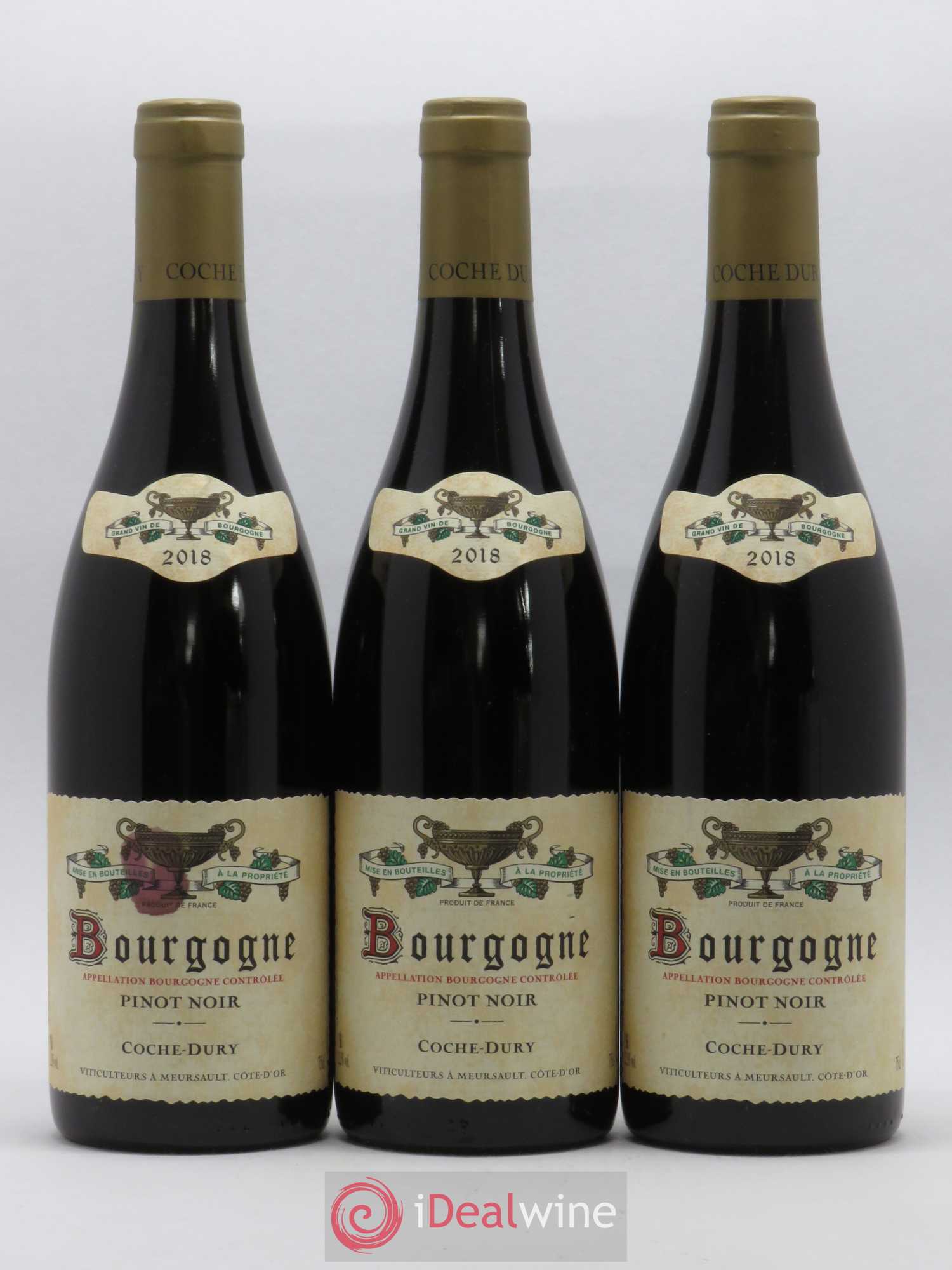Bourgogne Coche Dury (Domaine) 2018 - Lot de 3 bouteilles - 0
