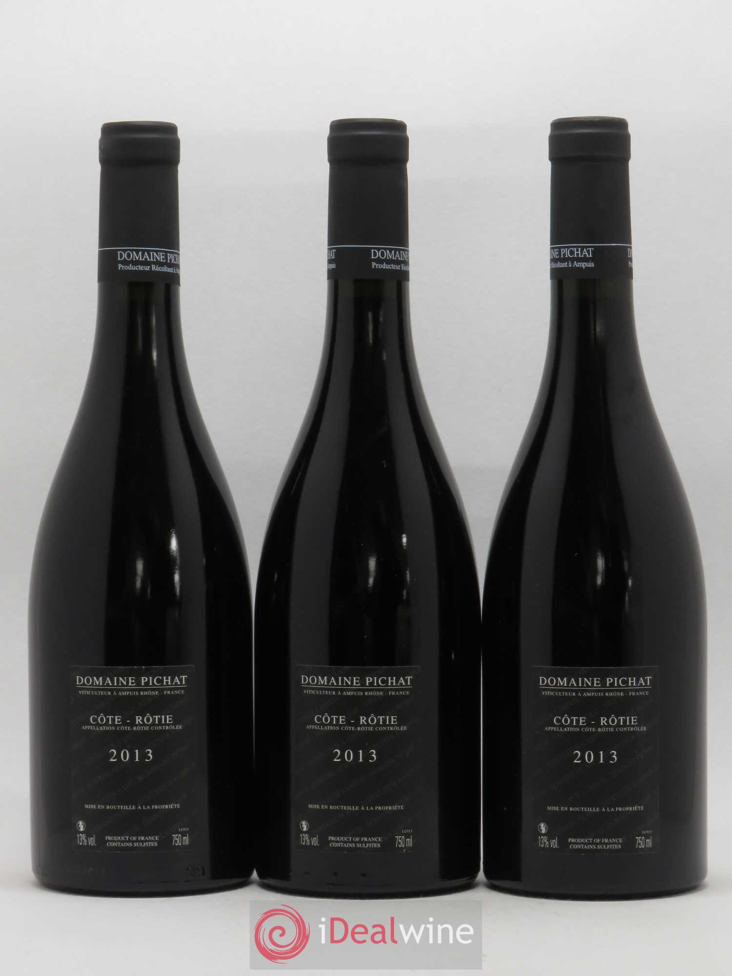 Côte-Rôtie Les Grandes Places Pichat (Domaine) 2013 - Lot de 3 bouteilles - 1
