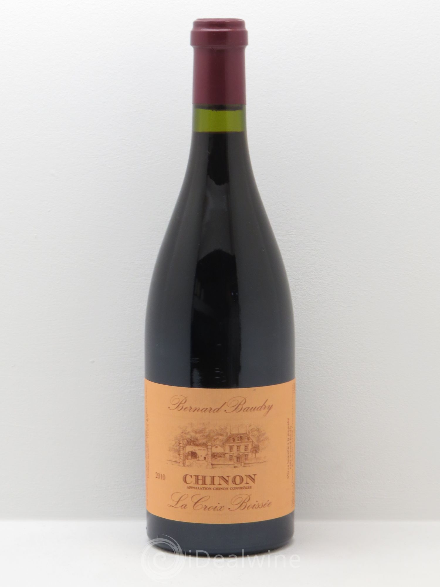 Chinon La Croix Boissée Bernard Baudry 2010 - Lot de 6 bouteilles - 0