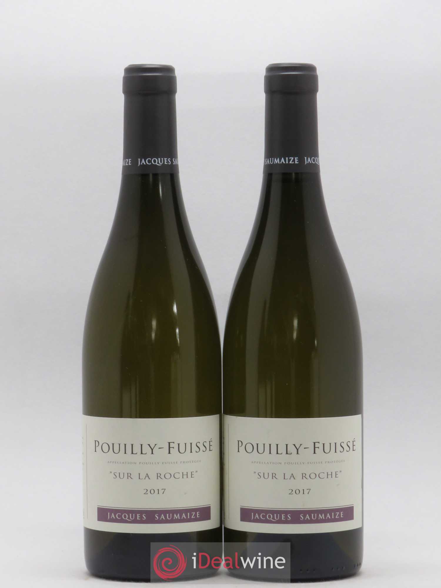 Pouilly-Fuissé Sur la Roche Jacques et Nathalie Saumaize 2017 - Lot de 2 bouteilles - 0