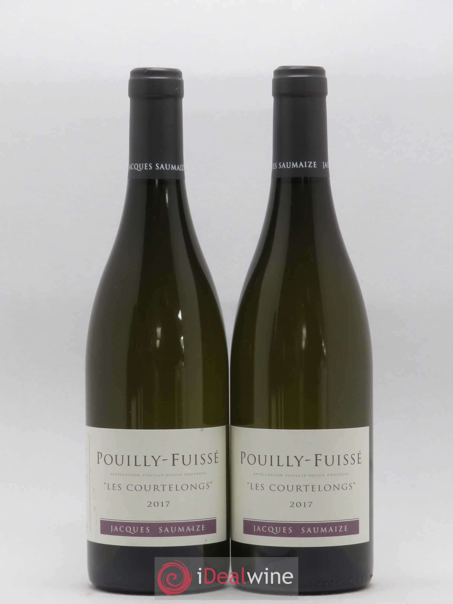 Pouilly-Fuissé Jacques et Nathalie Saumaize Les Courtelongs 2017 - Posten von 2 Flaschen - 0
