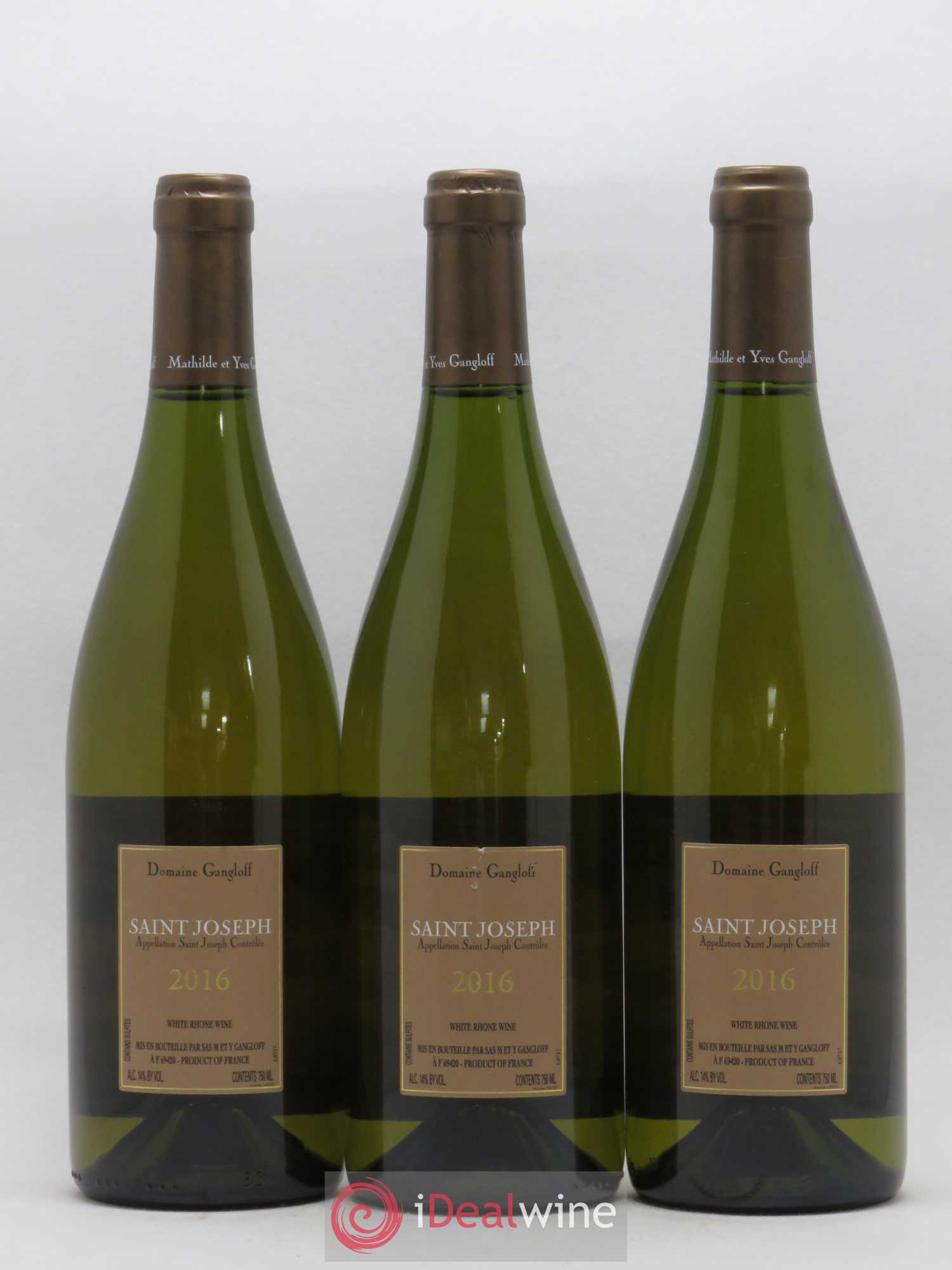 Saint-Joseph Gangloff (Domaine) 2016 - Lot de 3 bouteilles - 1