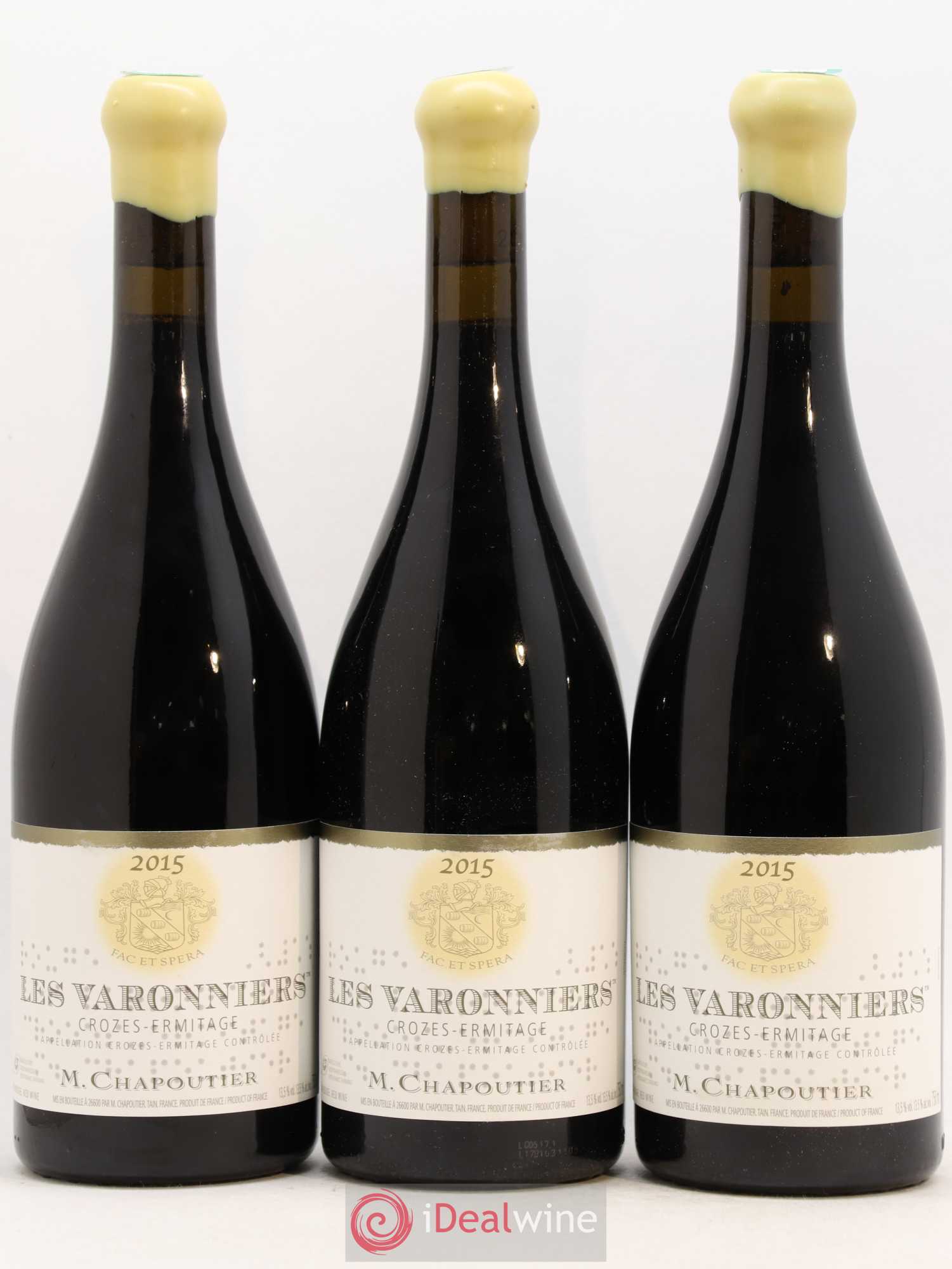 Crozes-Hermitage Les Varonniers Chapoutier 2015 - Lot de 6 bouteilles - 2