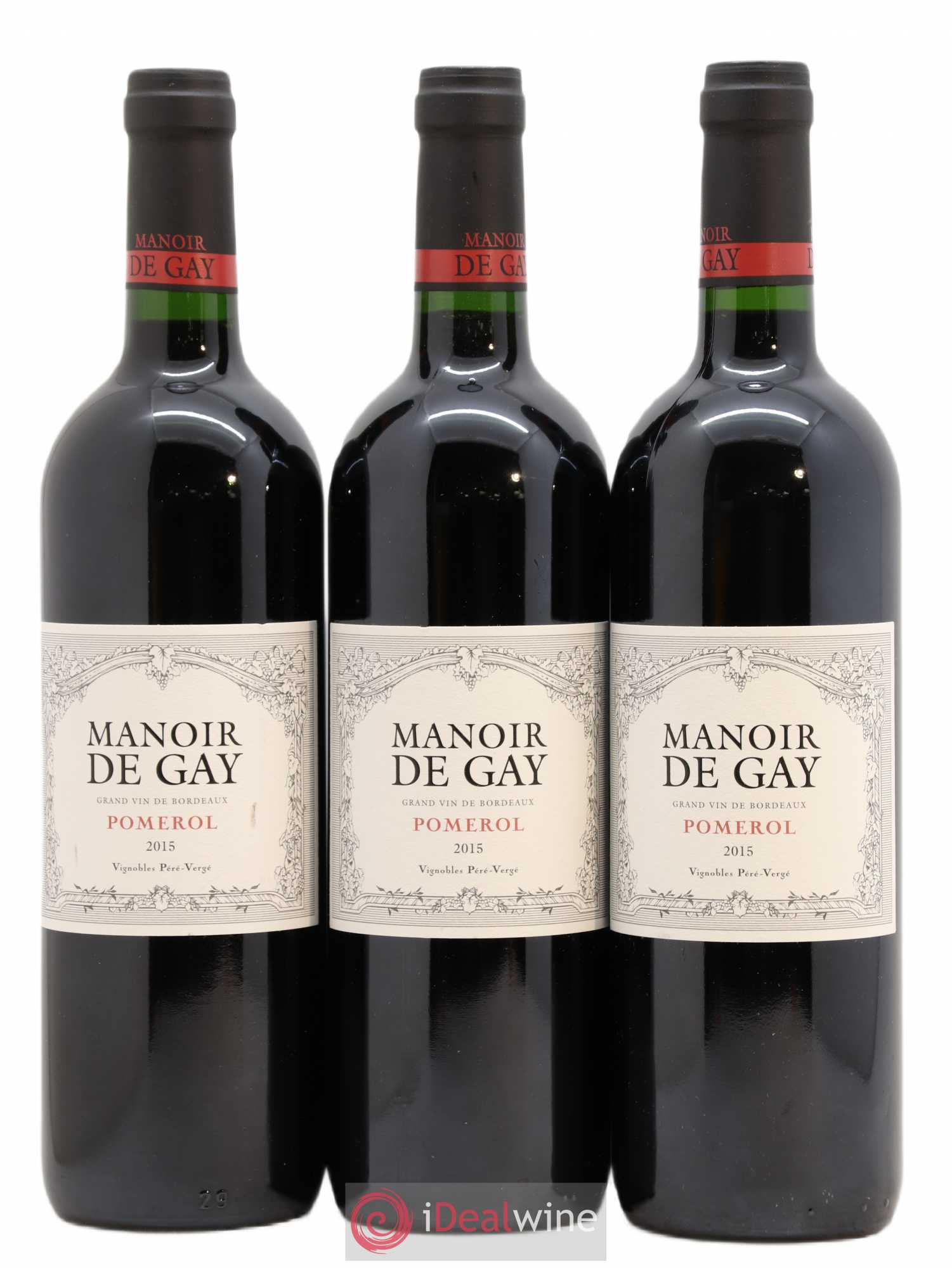 Pomerol 2015 - Posten von 3 Flaschen - 0