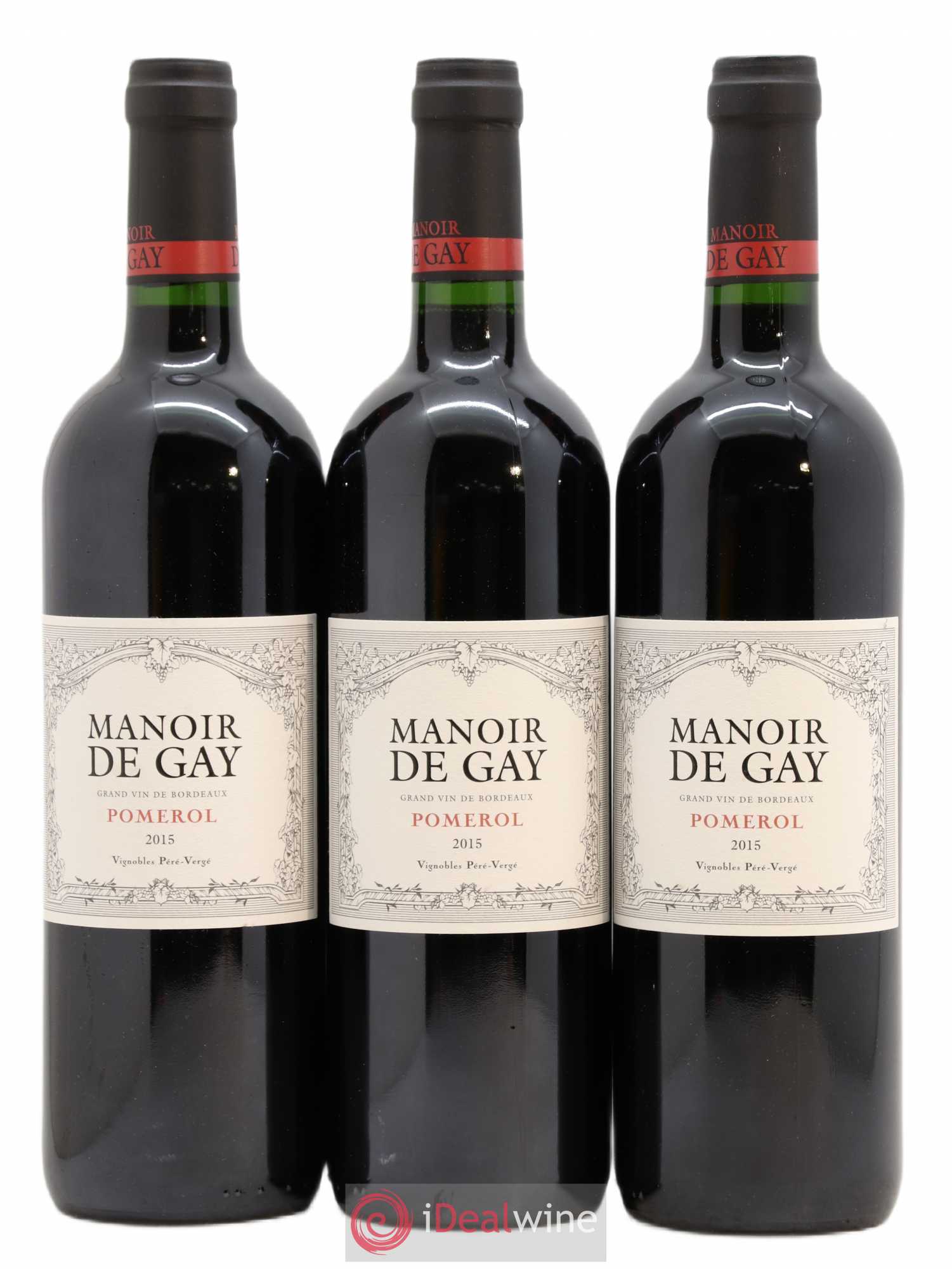 Pomerol 2015 - Posten von 3 Flaschen - 0
