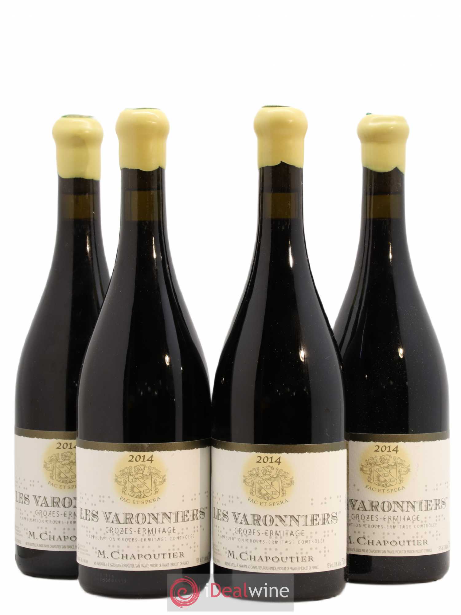 Crozes-Hermitage Les Varonniers Chapoutier 2014 - Lot de 4 bouteilles - 0