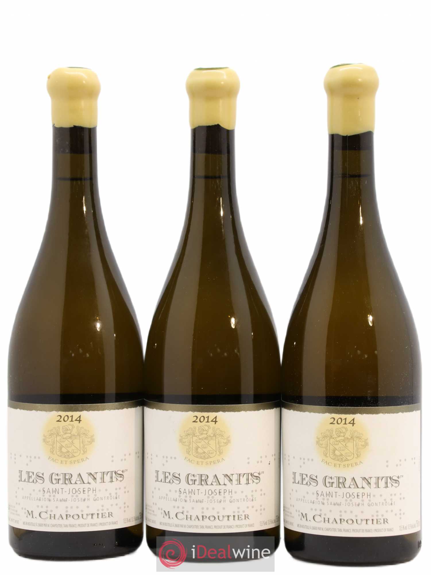 Saint-Joseph Les Granits Chapoutier 2014 - Lot de 3 bouteilles - 0