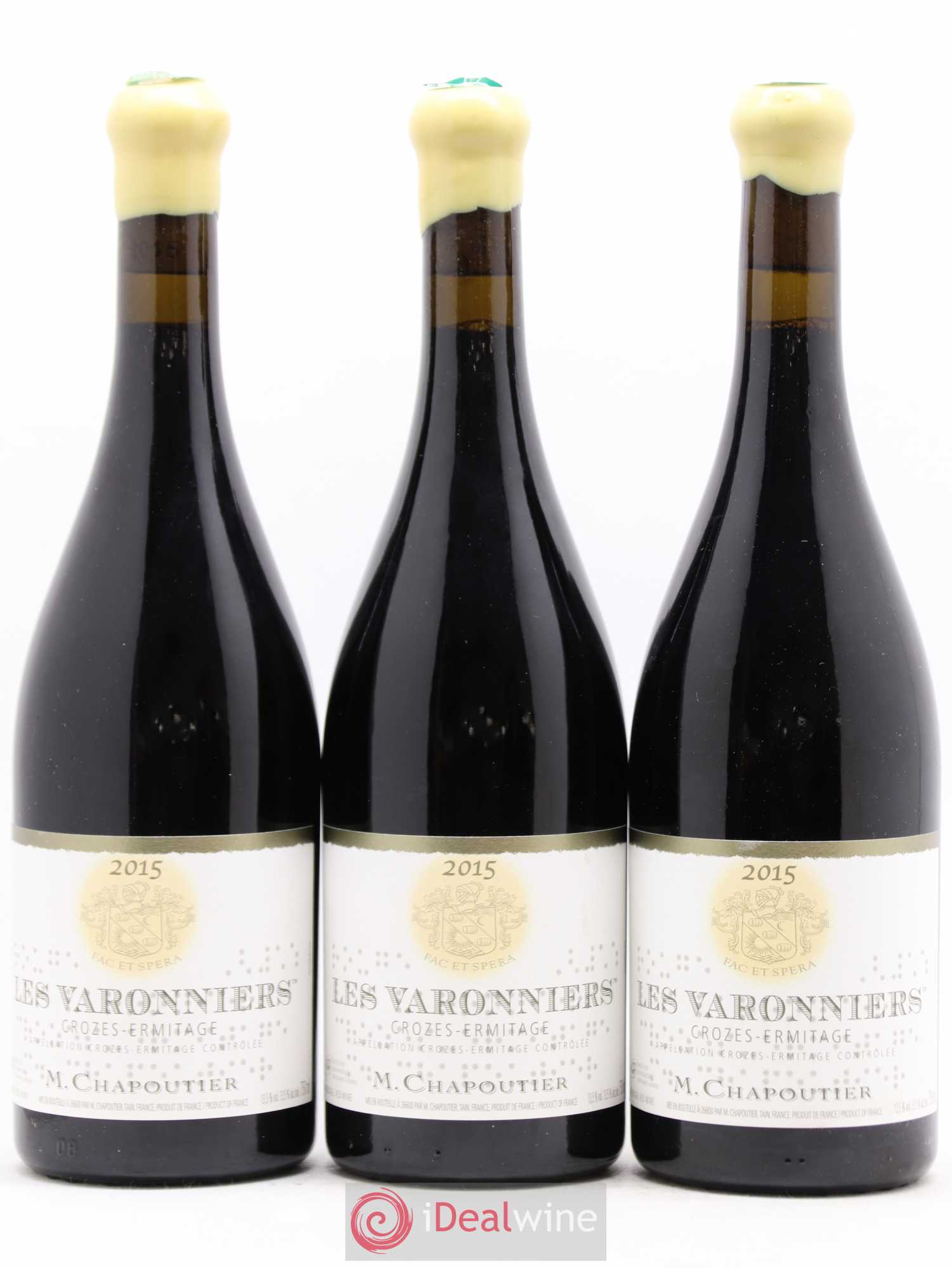Crozes-Hermitage Les Varonniers Chapoutier 2015 - Lotto di 6 bottiglie - 1
