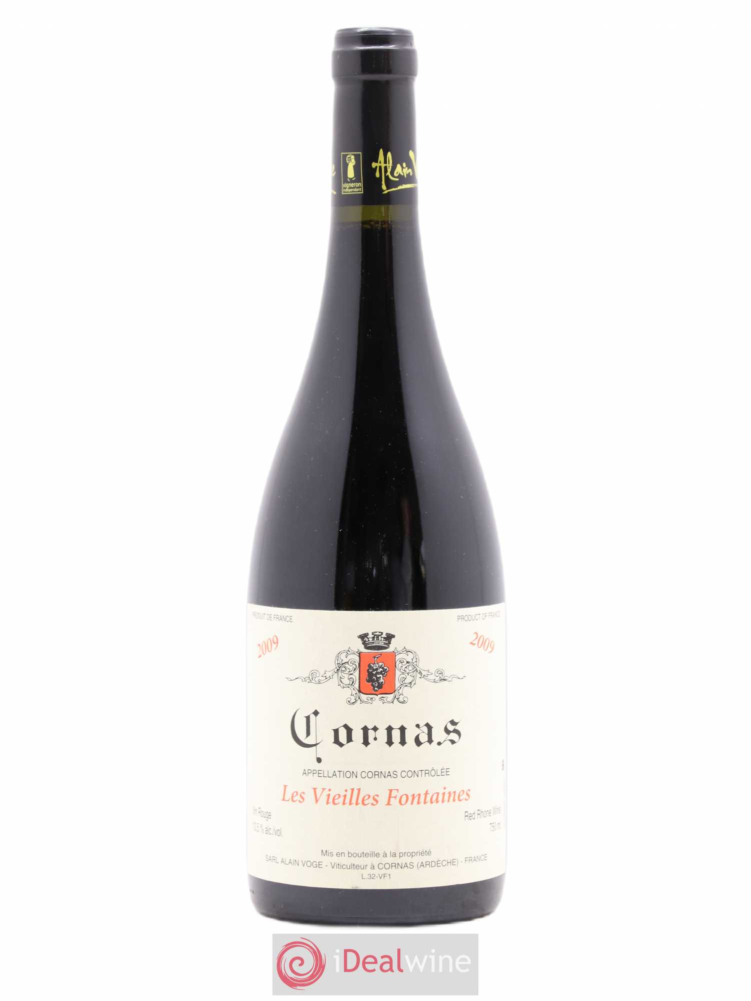 Cornas Les Vieilles Fontaines Alain Voge (Domaine) 2009 - Lot de 1 bouteille - 0