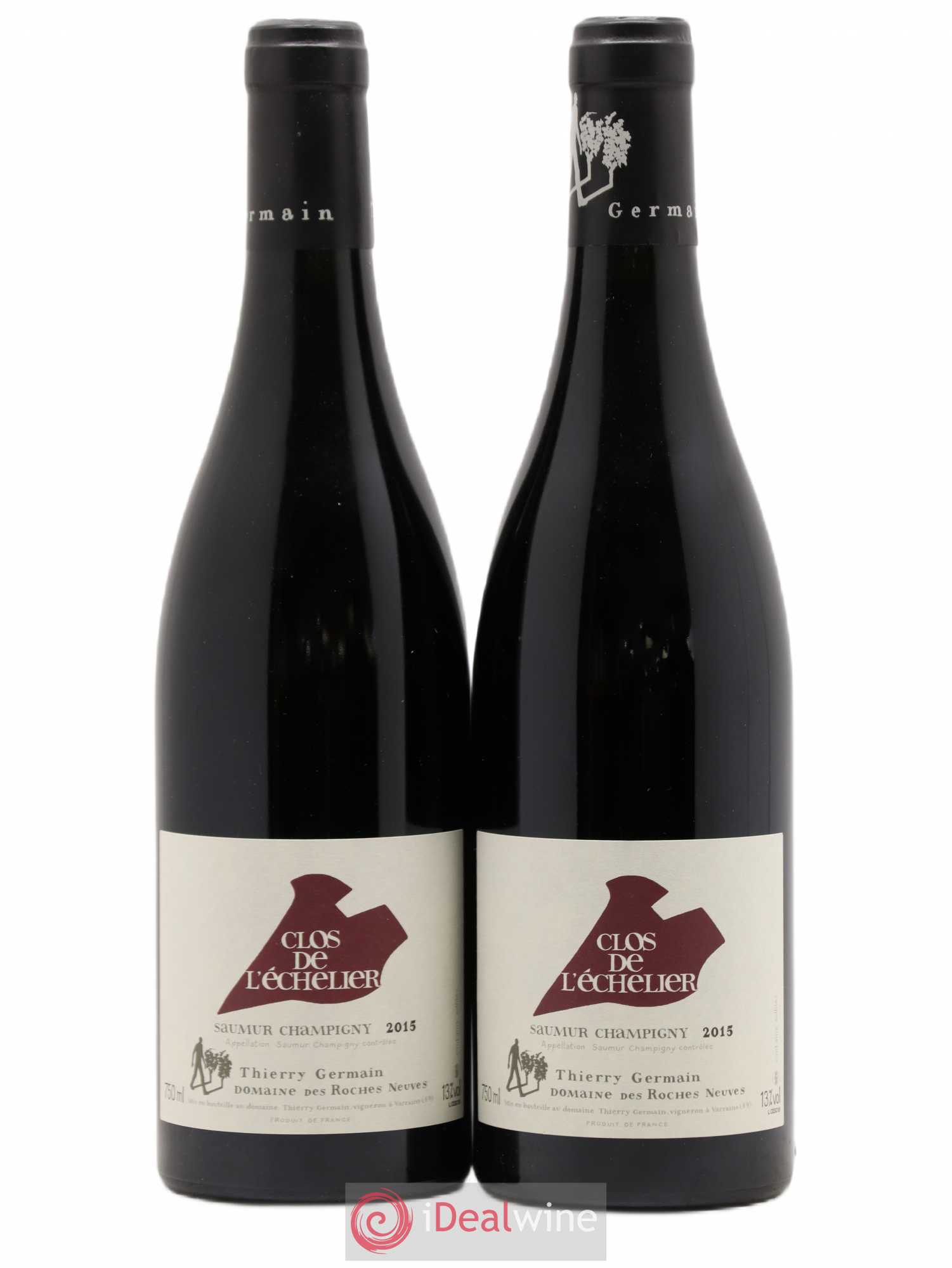 Saumur-Champigny Clos de l'Echelier Domaine des Roches Neuves - Thierry Germain 2015 - Lot de 2 bouteilles - 0