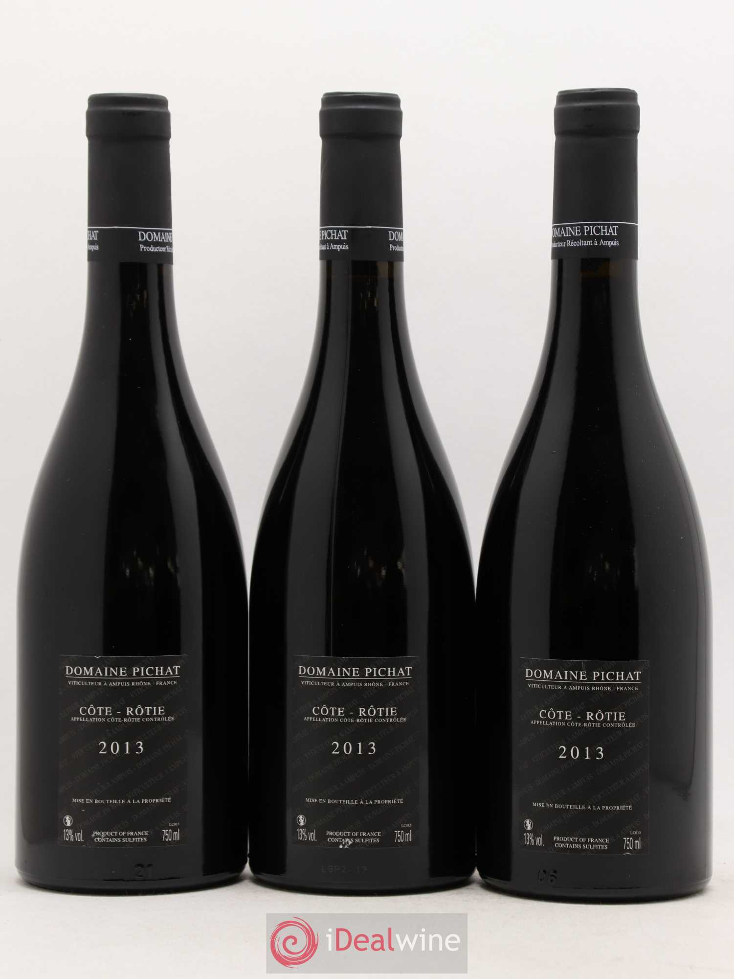 Côte-Rôtie Les Grandes Places Pichat (Domaine) 2013 - Lot de 3 bouteilles - 1