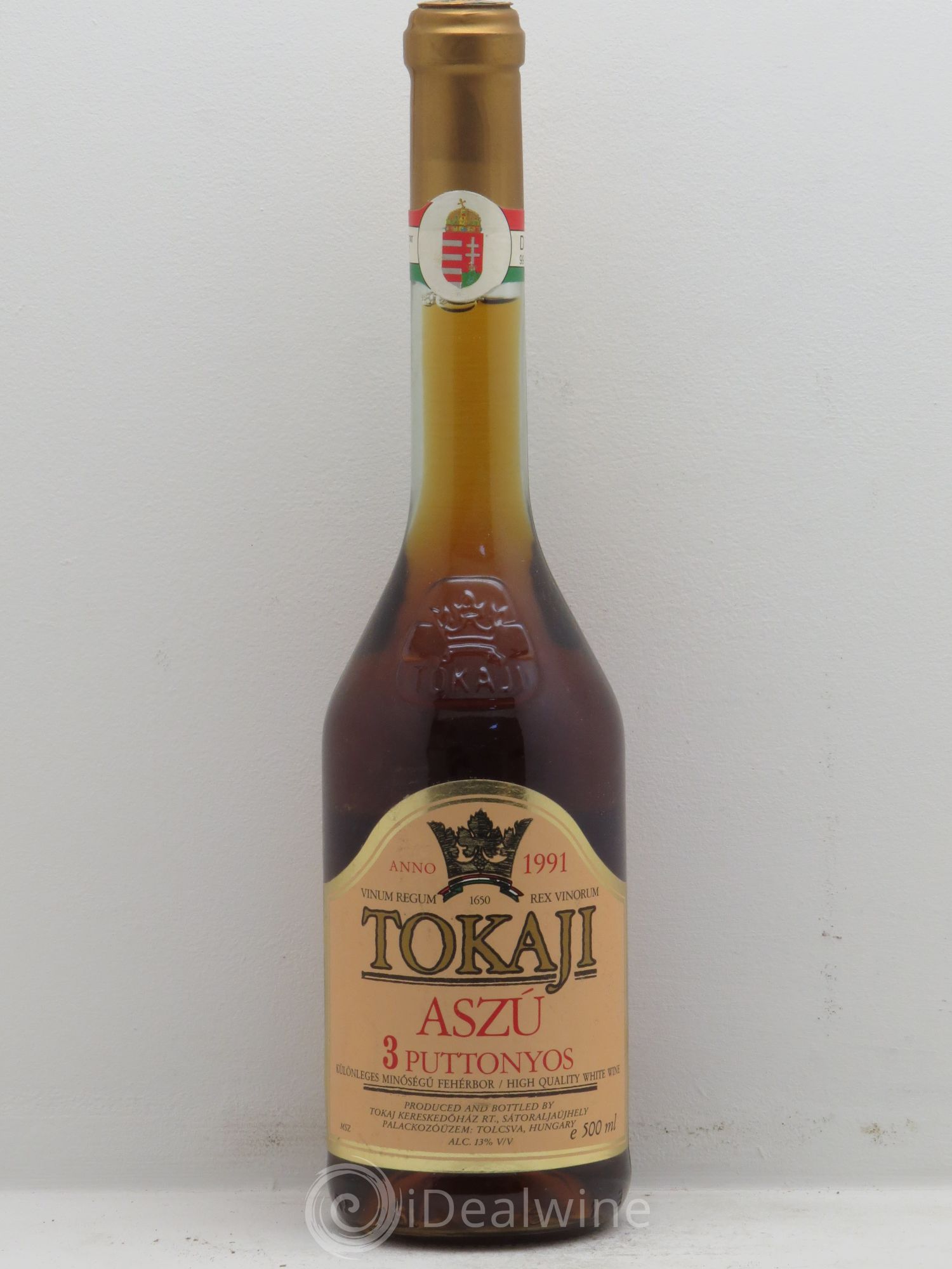 Tokaji Aszu 3 Puttonyos Kereskedohaz (50cl) 1991 - Lotto di 1 bottiglia - 0