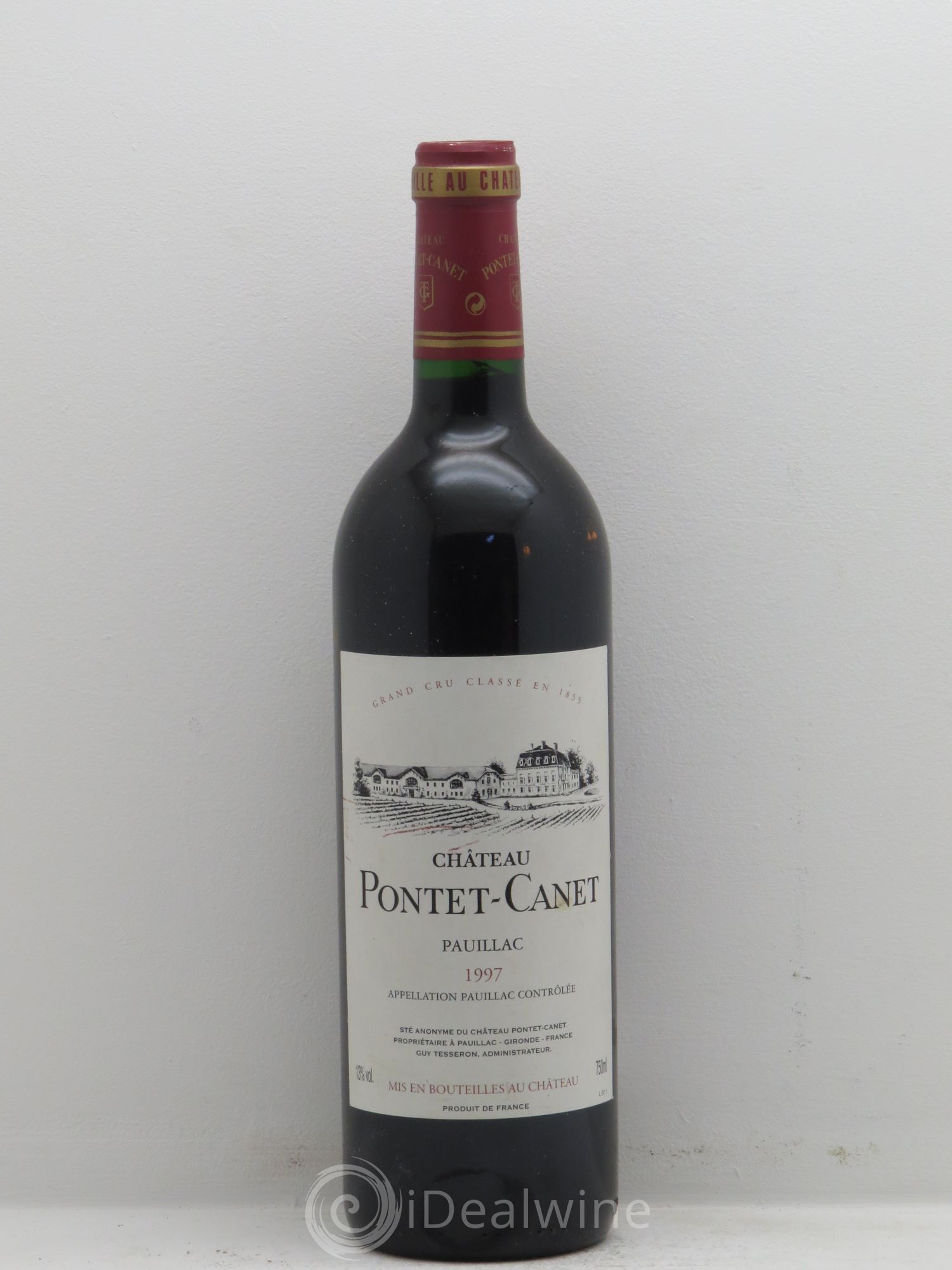Château Pontet Canet 5ème Grand Cru Classé 1997 - Lot de 1 bouteille - 0