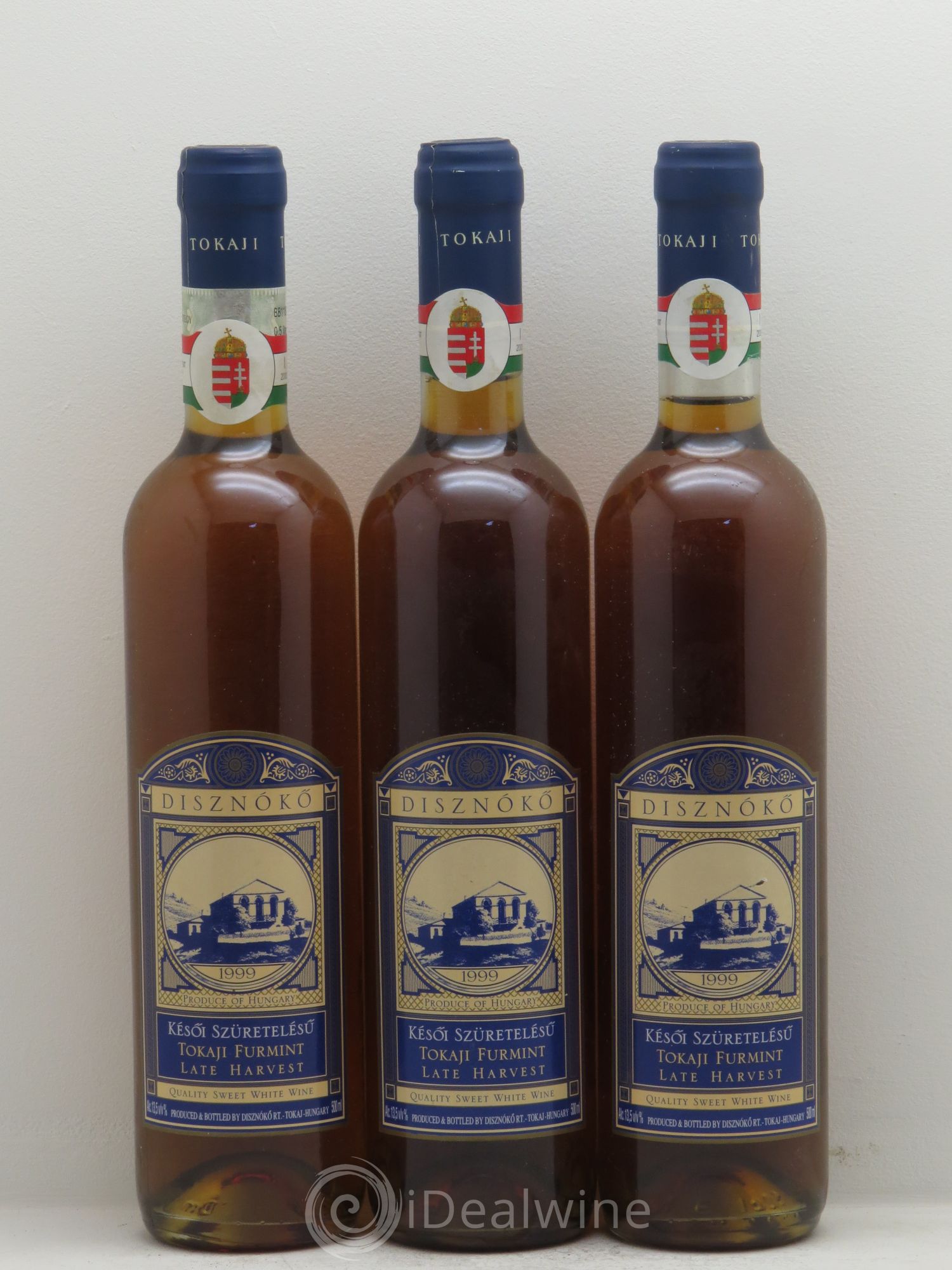 Tokaji Furmint Late Harvest (50cl) (sans prix de réserve) 1999 - Lotto di 3 bottiglie - 0