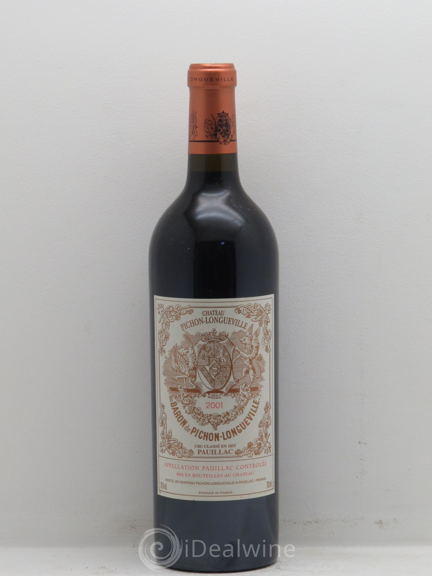 Pichon Longueville Baron 2ème Grand Cru Classé 2001 - Lot de 1 bouteille - 0