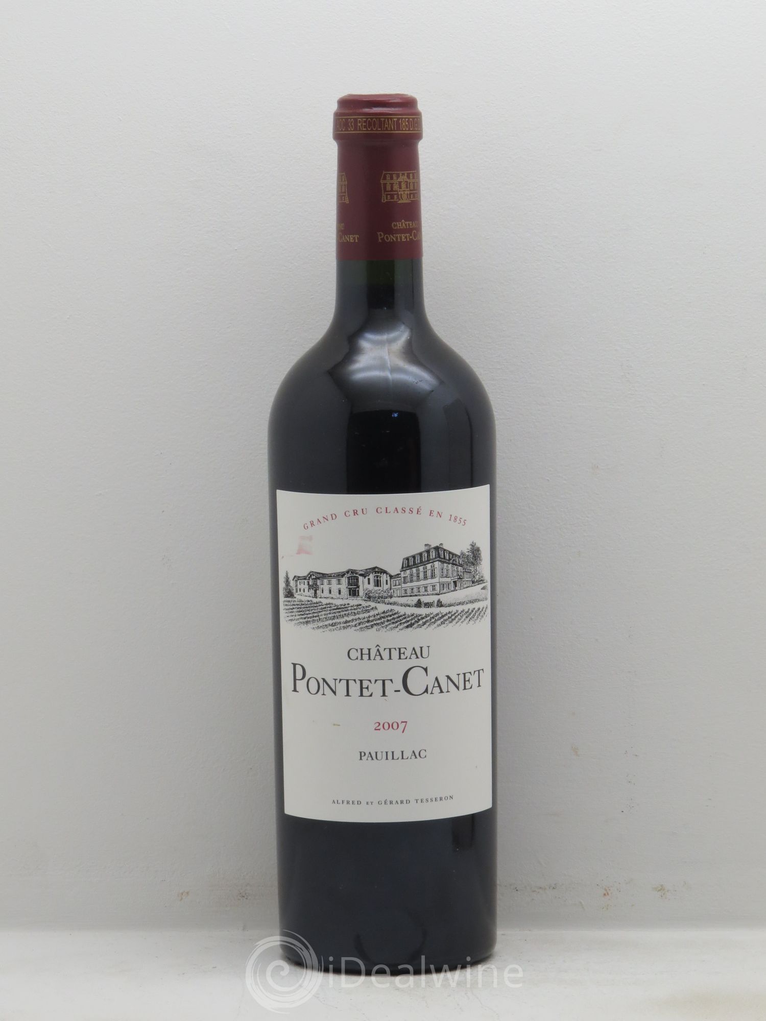 Château Pontet Canet 5ème Grand Cru Classé 2007 - Lot de 6 bouteilles - 0
