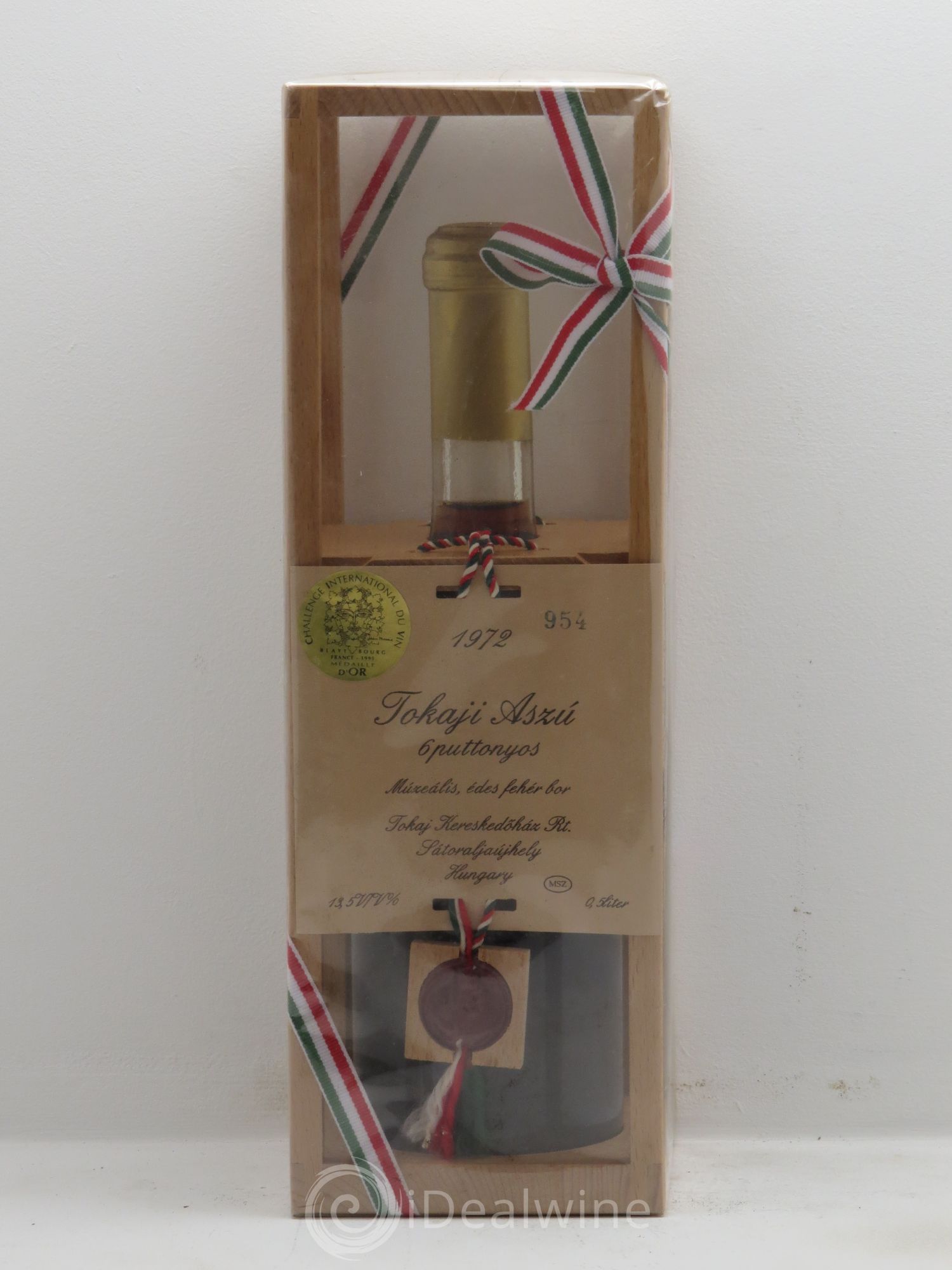 Tokaji Aszu 6 Puttonyos Kereskedohaz (50cl) 1972 - Posten von 1 Flasche - 0
