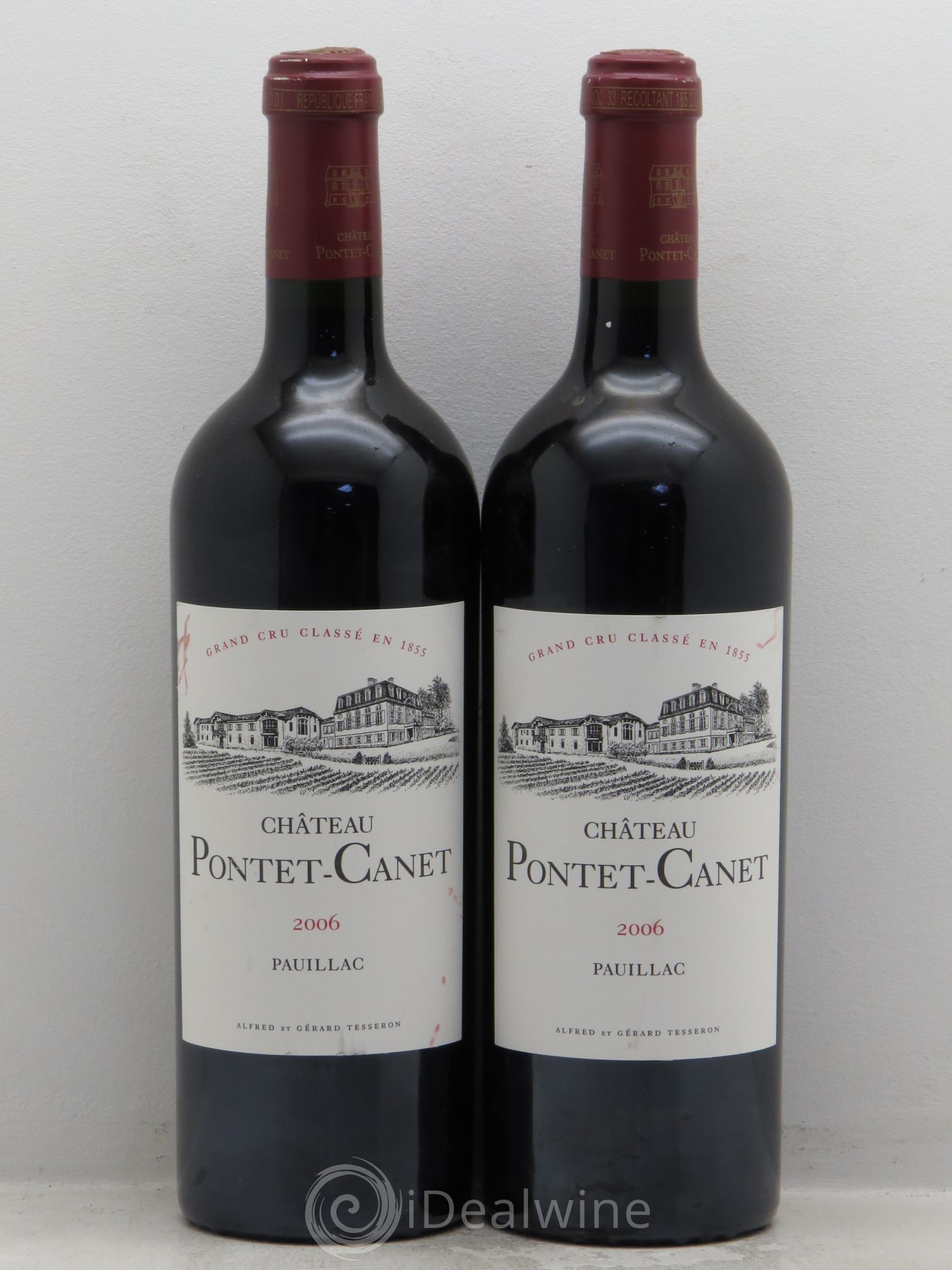 Château Pontet Canet 5ème Grand Cru Classé 2006 - Lot de 2 bouteilles - 0