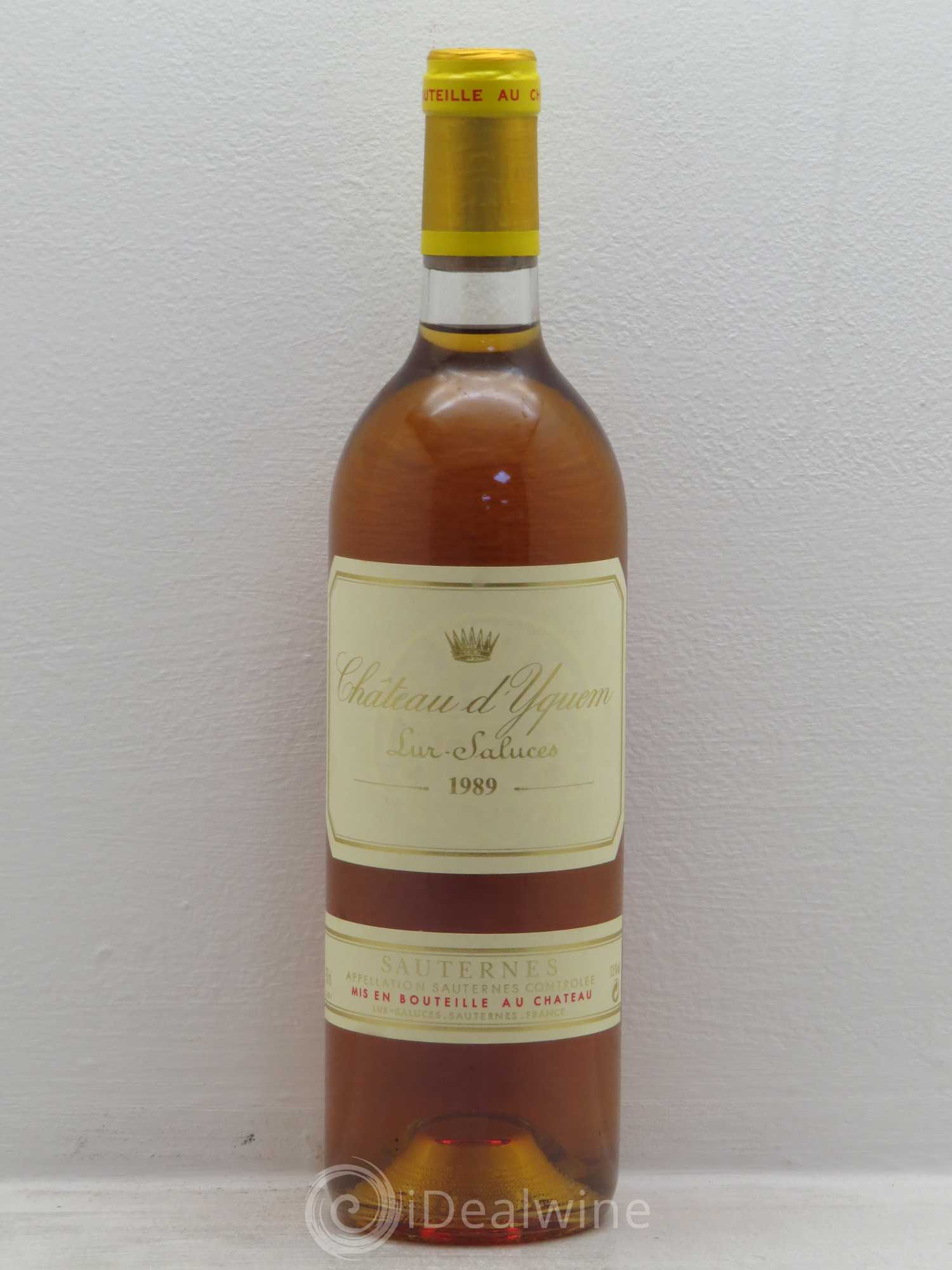 Château d' Yquem 1er Cru Classé Supérieur 1989 - Lotto di 1 bottiglia - 0