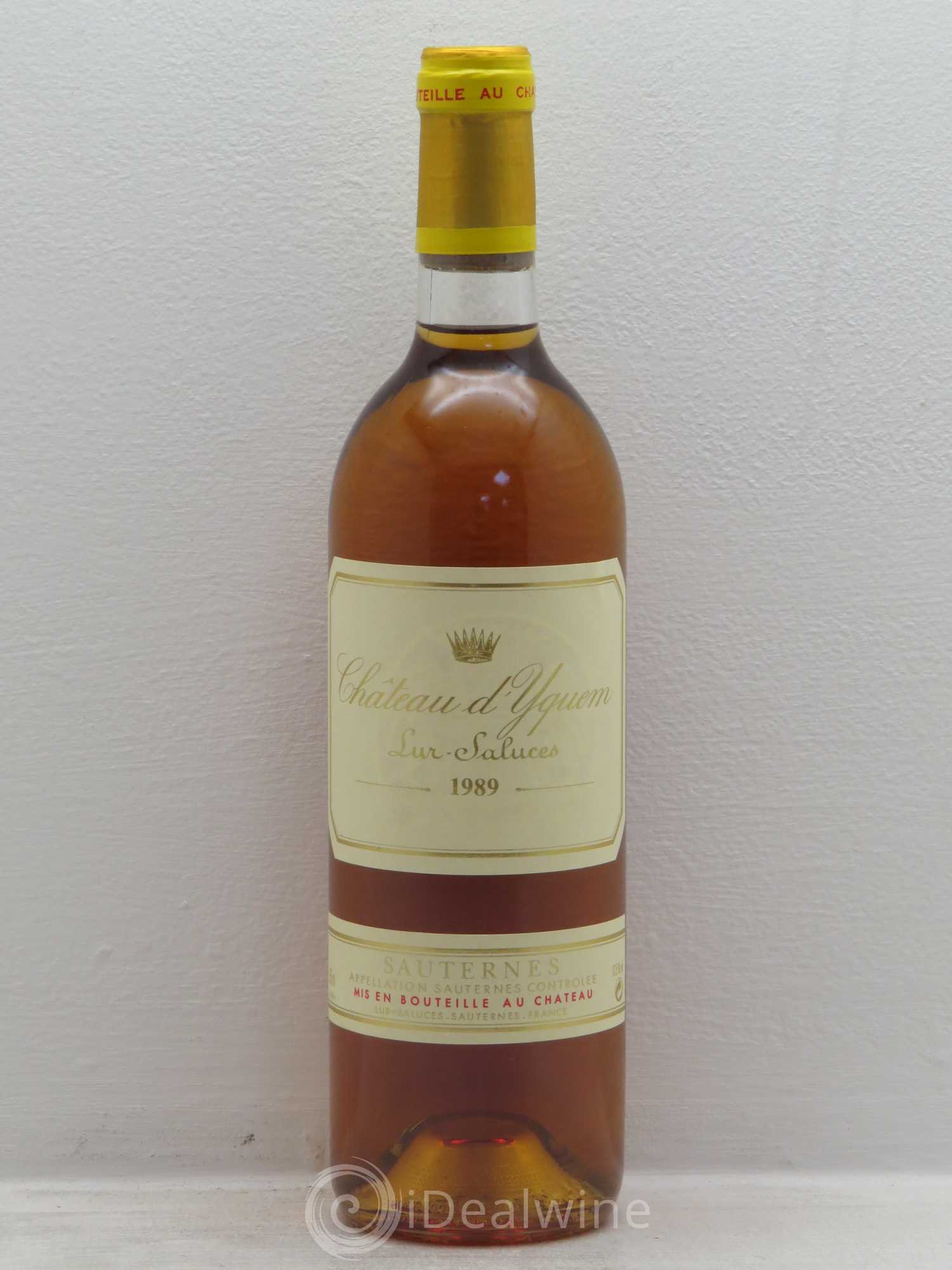 Château d' Yquem 1er Cru Classé Supérieur 1989 - Lotto di 1 bottiglia - 0