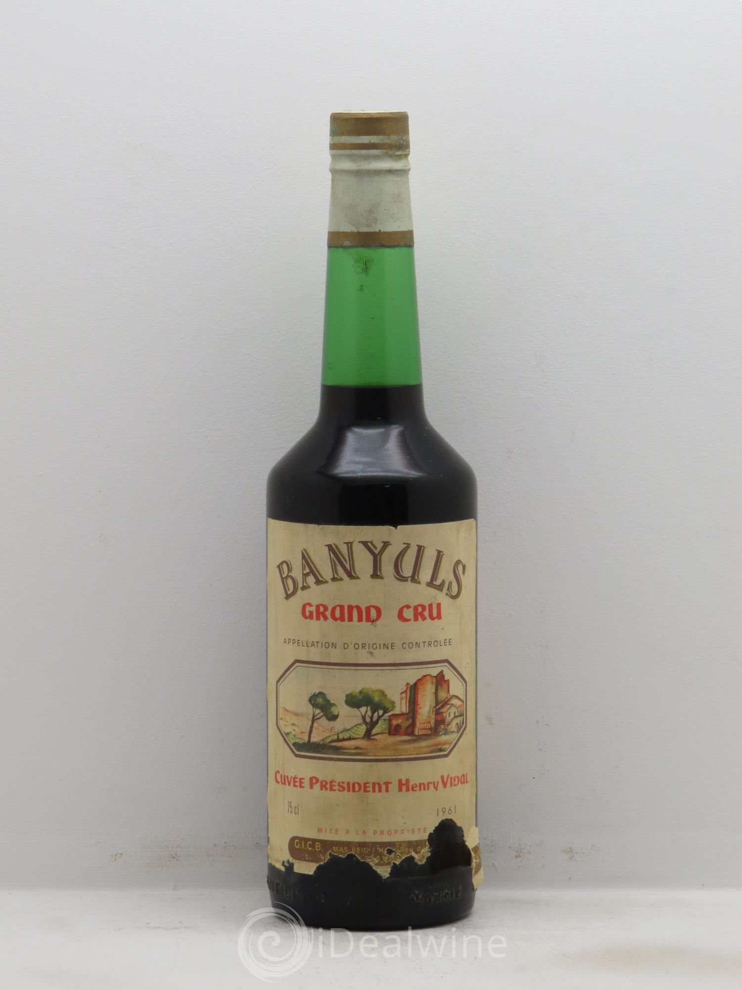 Banyuls Cuvée Président Vidal 1961 - Posten von 1 Flasche - 0