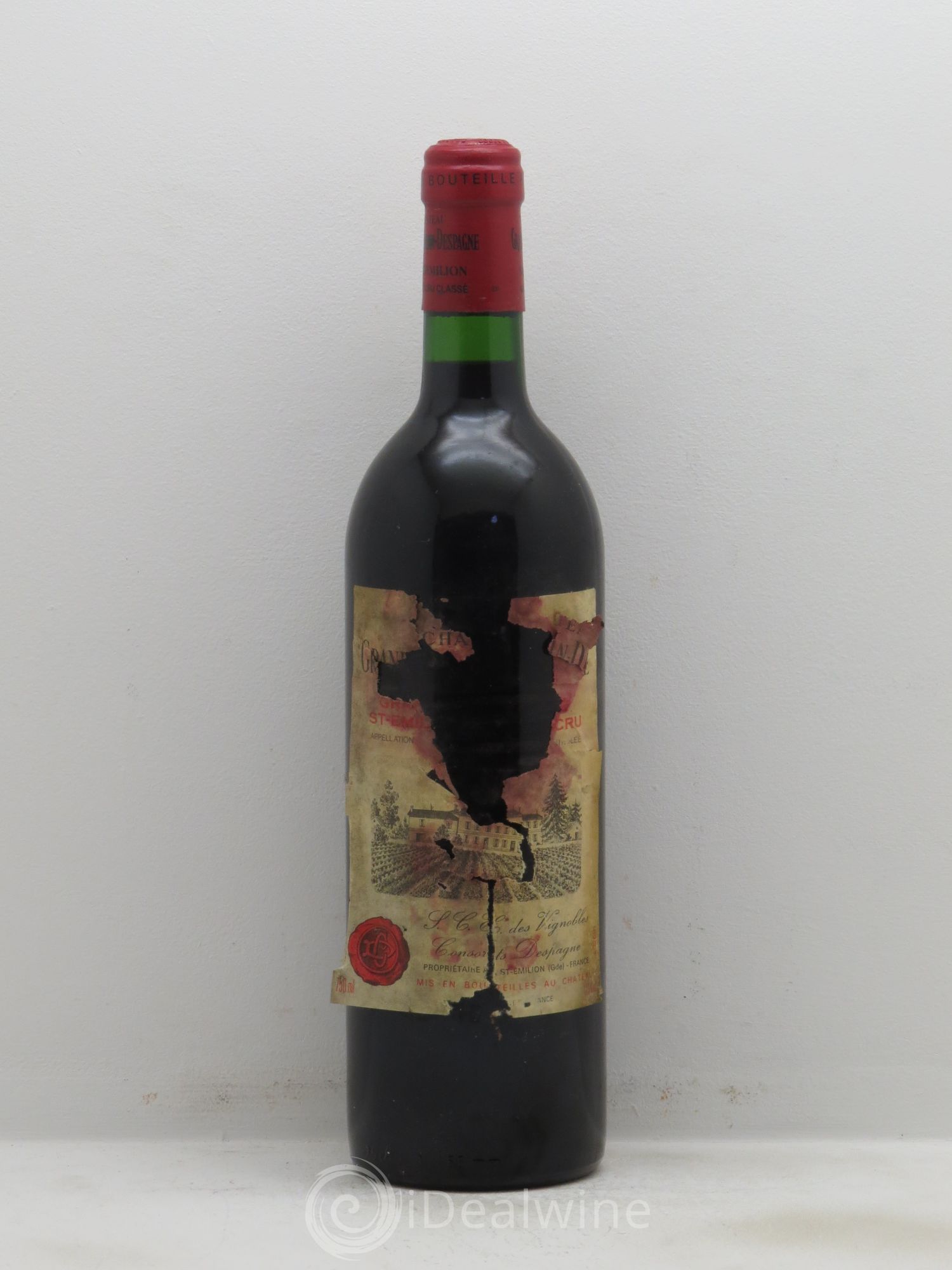 Château Grand Corbin Despagne Grand Cru Classé 1991 - Lot de 1 bouteille - 0