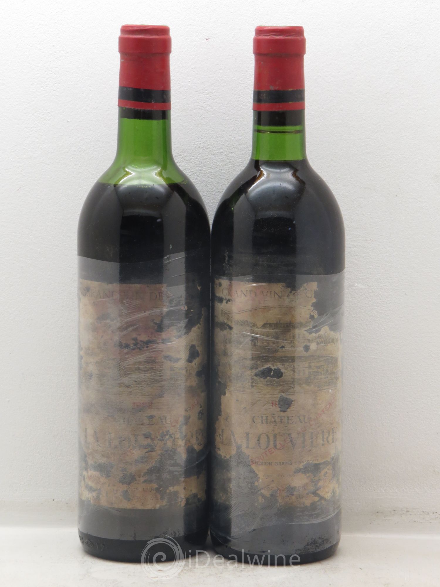 Château la Louvière 1982 - Lot de 2 bouteilles - 0