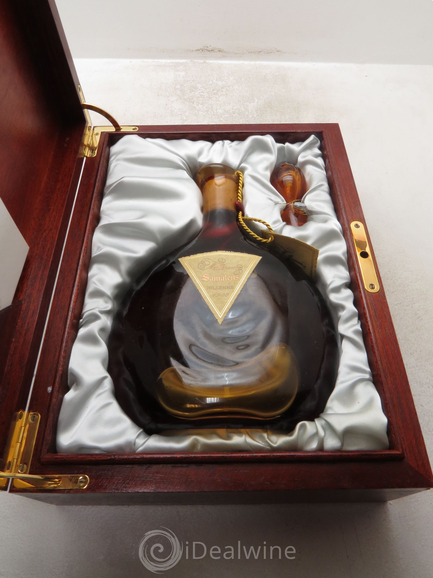 Bas-Armagnac Carafe Cristal Bas Armagnac Samalens 1900, 42° (mis sous verre en 1957) 1900 - Lot de 1 bouteille - 1