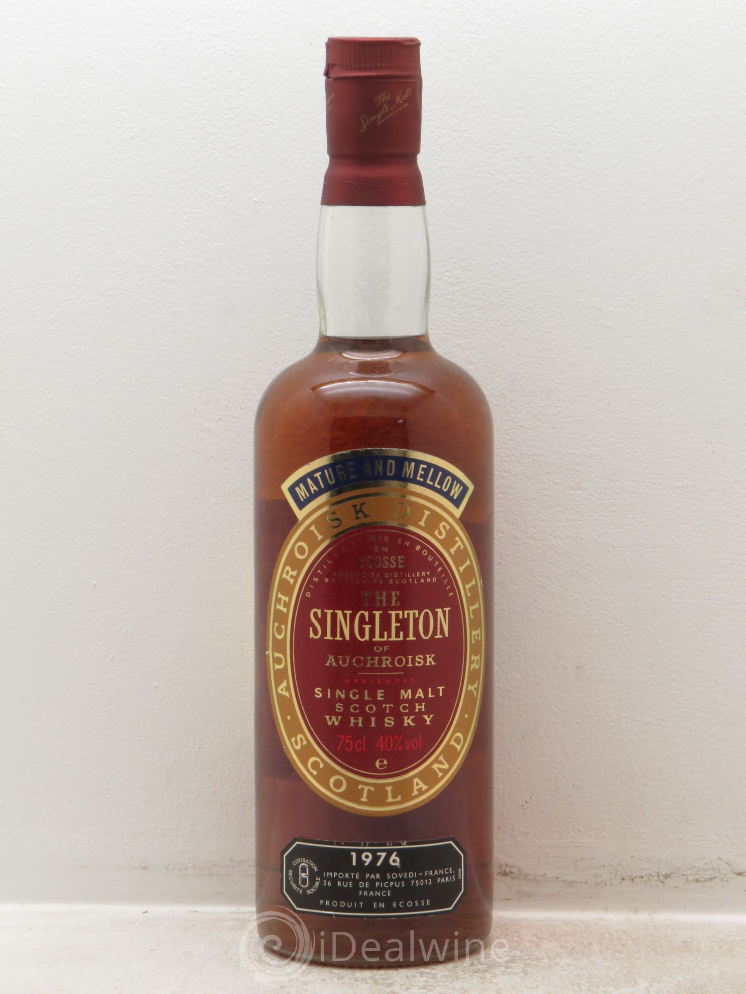 Whisky Single malt Scotch Whisky The singleton of Auchroisk 40° 1976 - Posten von 1 Flasche - 0