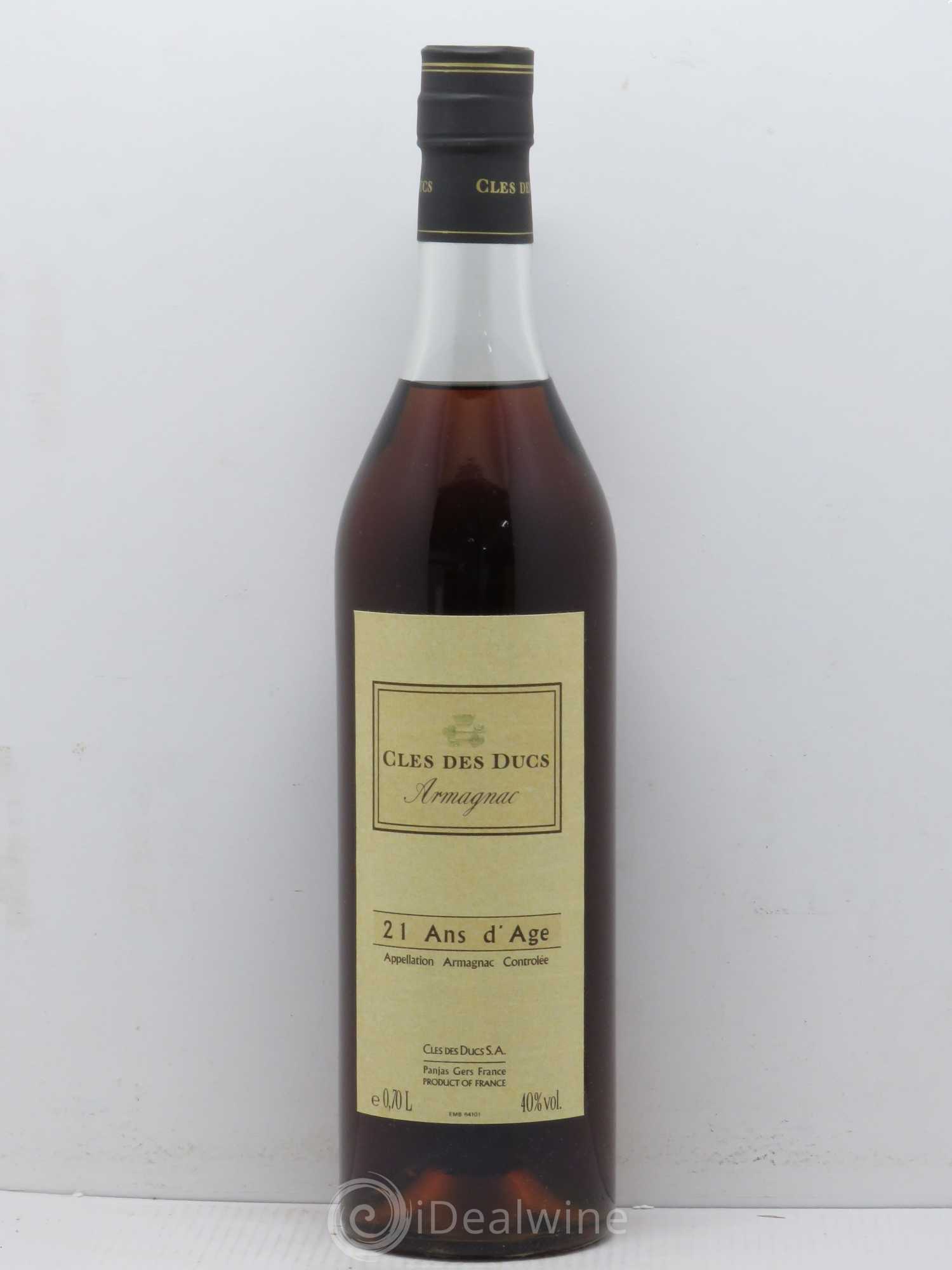 Armagnac Clés des Ducs 21 ans d'Age - Posten von 1 Flasche - 0
