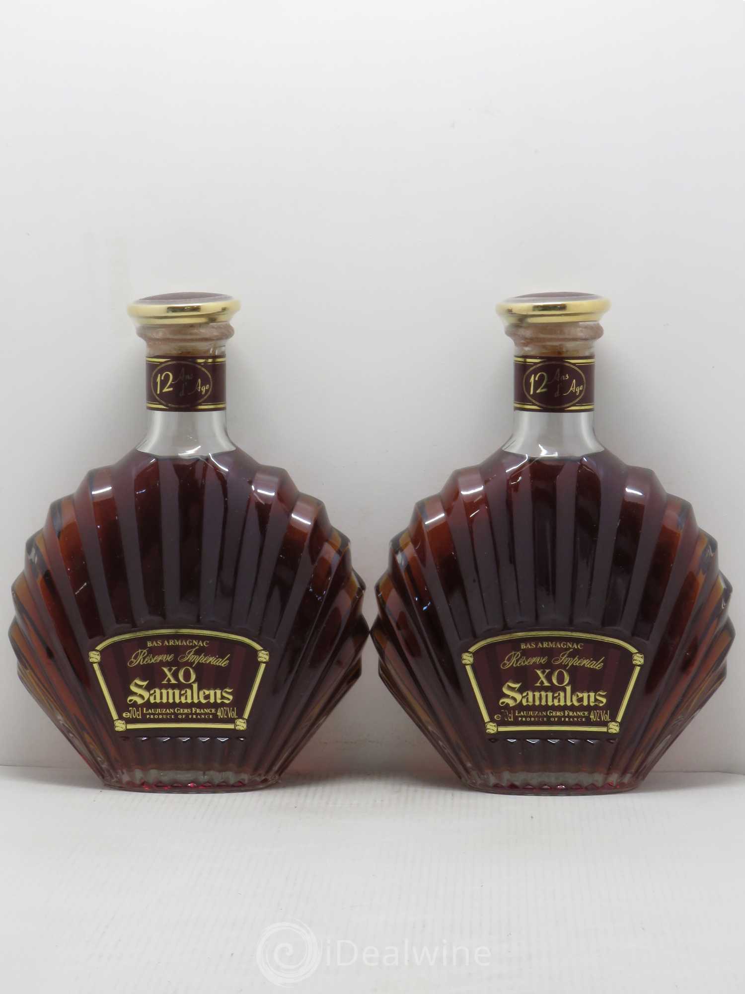 Bas-Armagnac Samalens XO 12 ans d'Age Réserve - Posten von 2 Flaschen - 0