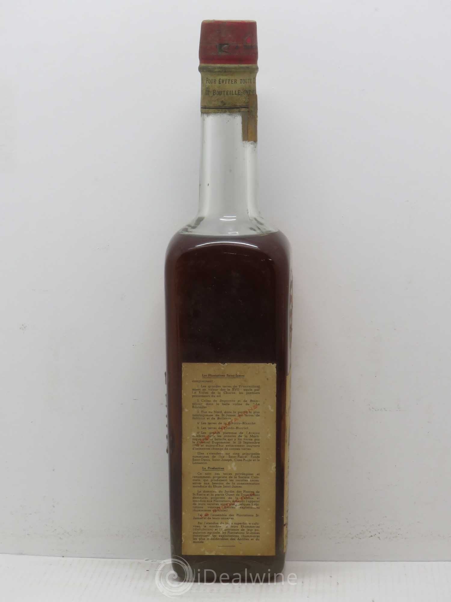 Rhum Agricole Saint James - Lot de 1 bouteille - 2