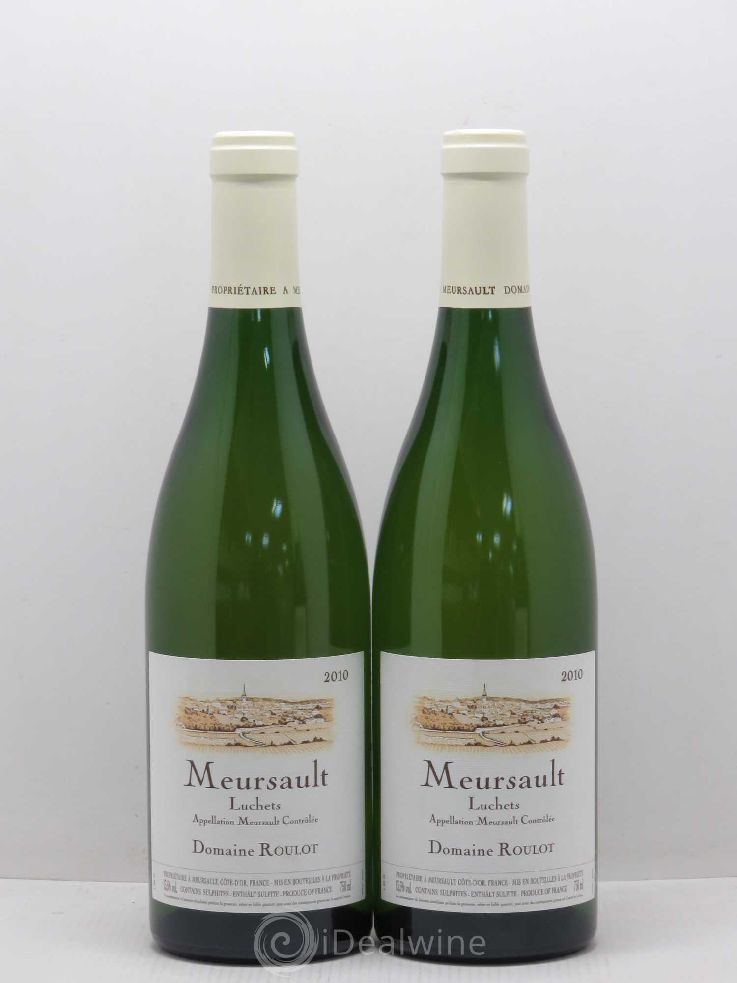 Meursault Luchets Roulot (Domaine) 2010 - Lot de 2 bouteilles - 0