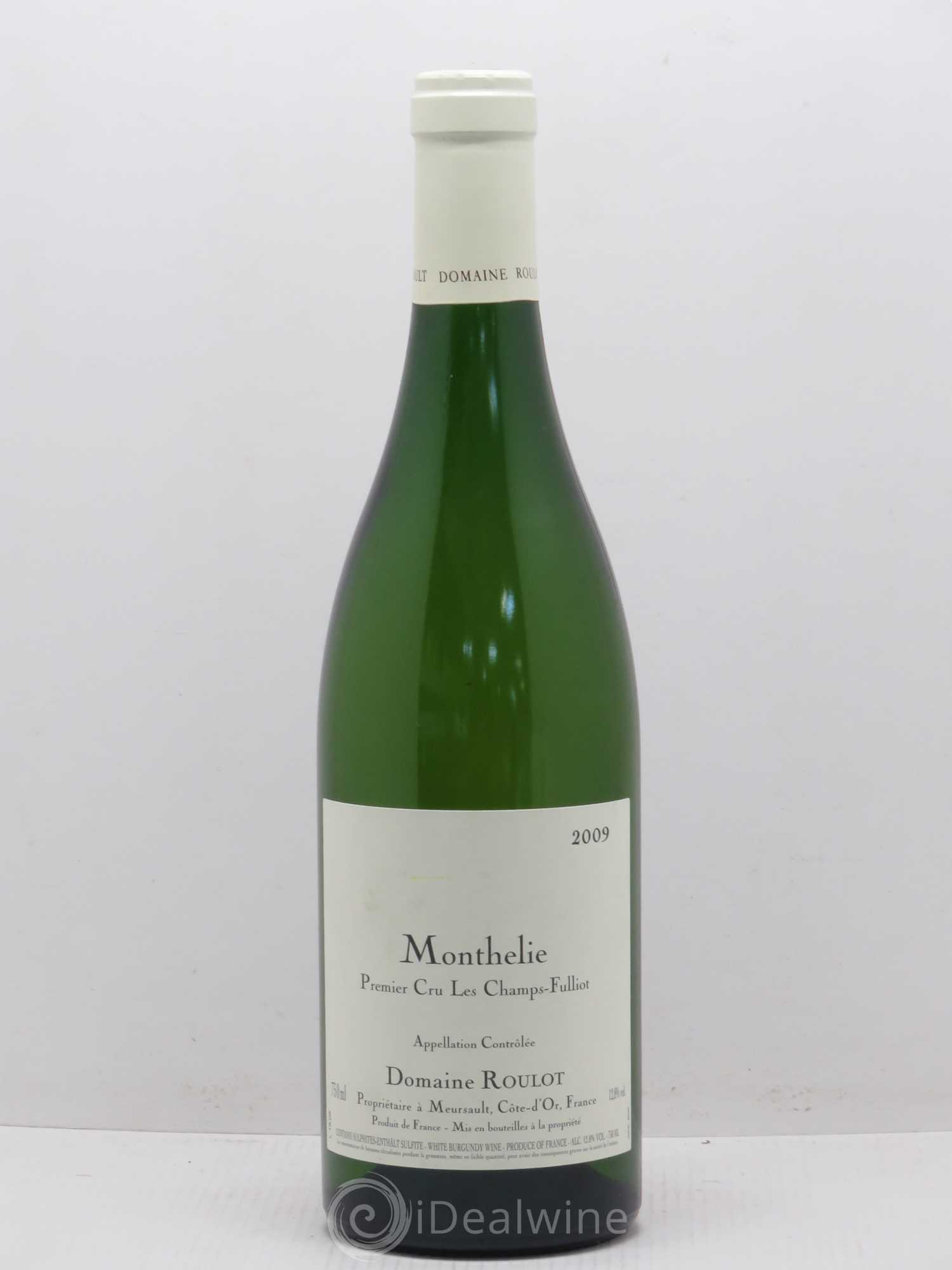 Monthélie 1er Cru Champs Fuillots Domaine Roulot 2009 - Lot de 1 bouteille - 0