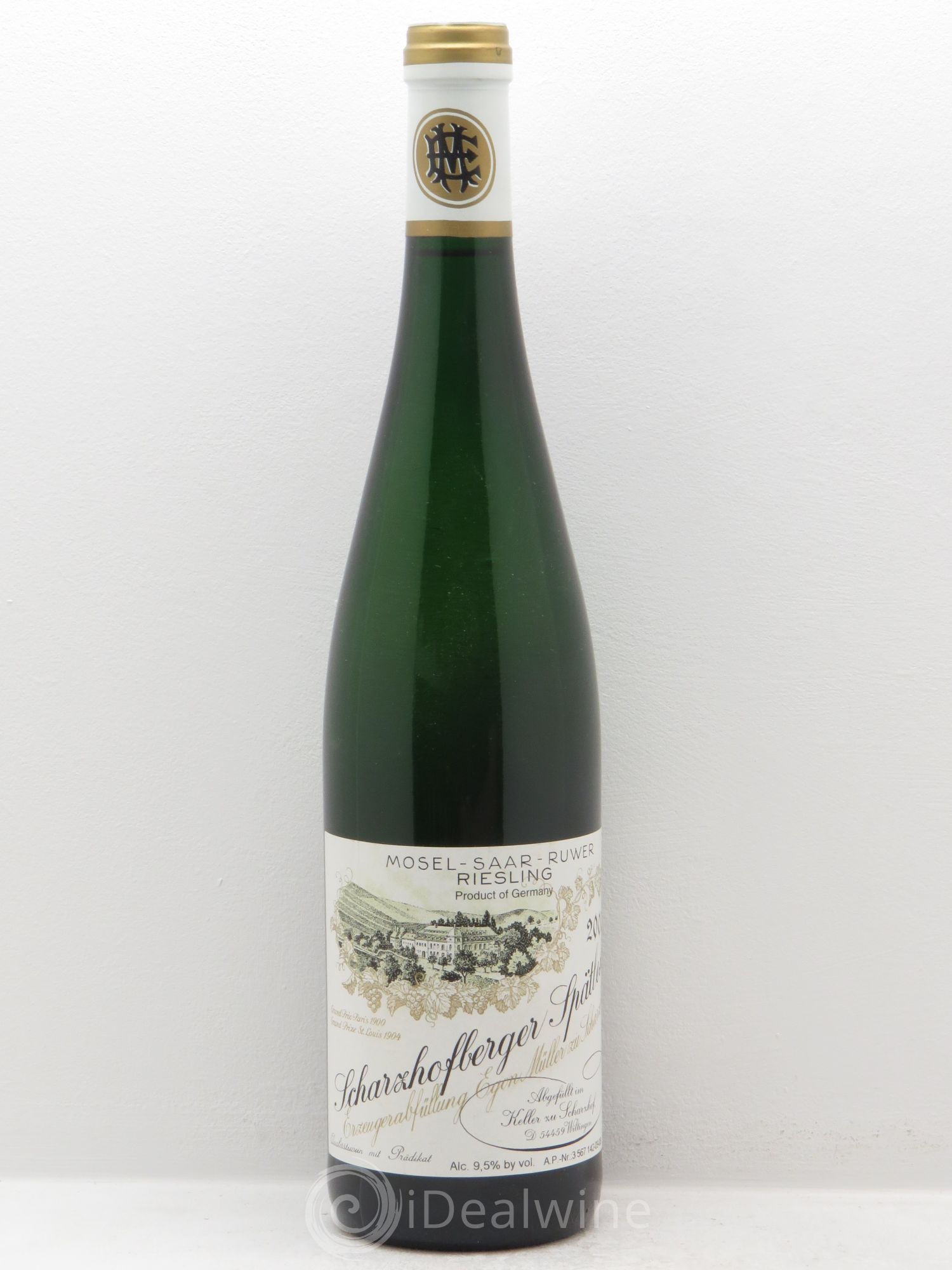 Riesling Weingut Egon Muller Scharzhofberger Riesling Spätlese 2007 - Posten von 1 Flasche - 0