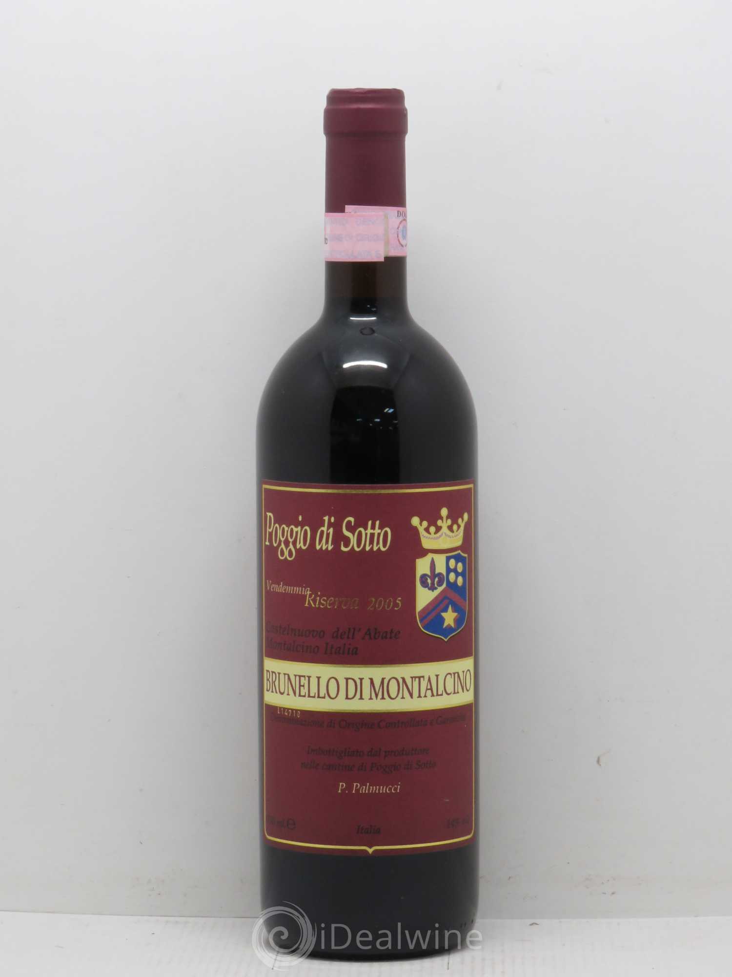 Brunello di Montalcino Poggio di Sotto Riserva 2005 - Lot de 1 bouteille - 0