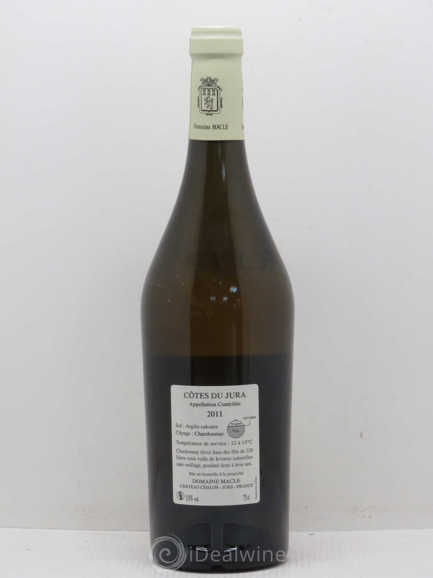 Côtes du Jura Jean Macle Chardonnay 2011 - Lot de 1 bouteille - 1