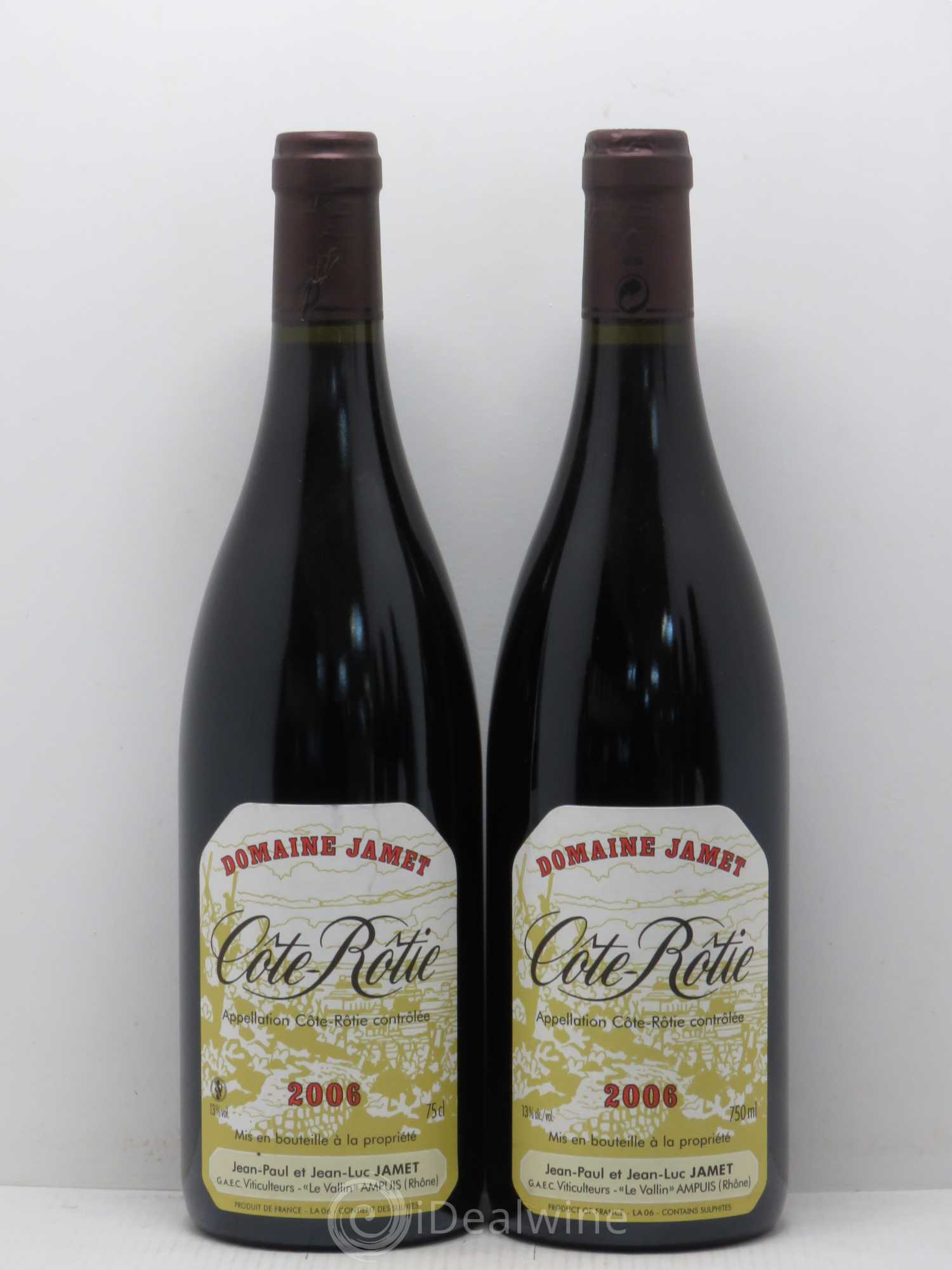 Côte-Rôtie Jamet (Domaine) 2006 - Lot de 2 bouteilles - 0
