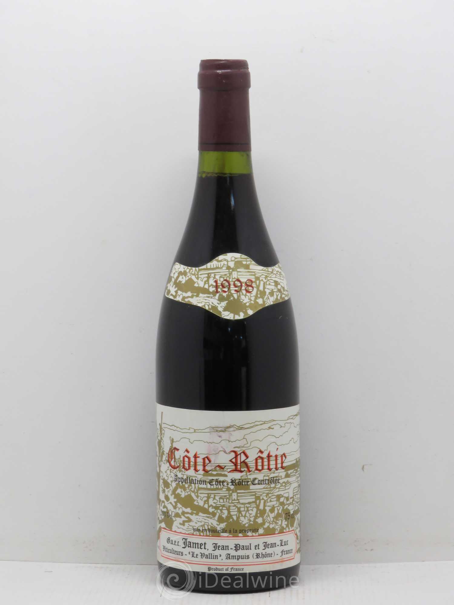Côte-Rôtie Jamet (Domaine) 1998 - Lot de 1 bouteille - 0