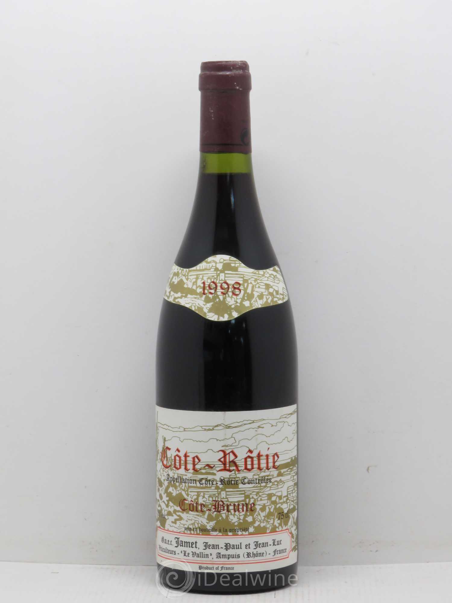 Côte-Rôtie Côte Brune Jamet (Domaine) 1998 - Lot de 1 bouteille - 0