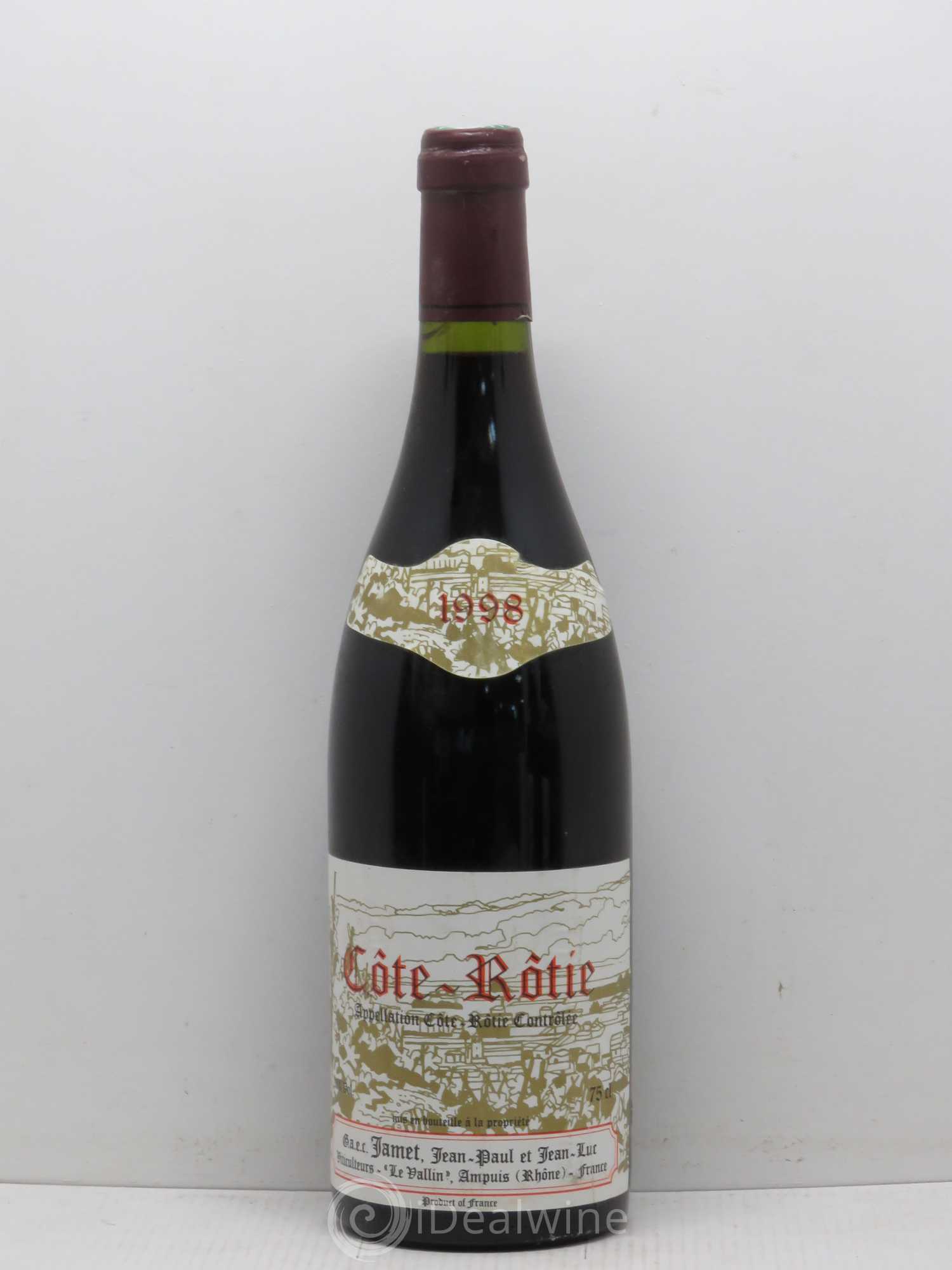 Côte-Rôtie Jamet (Domaine) 1998 - Lot de 1 bouteille - 0