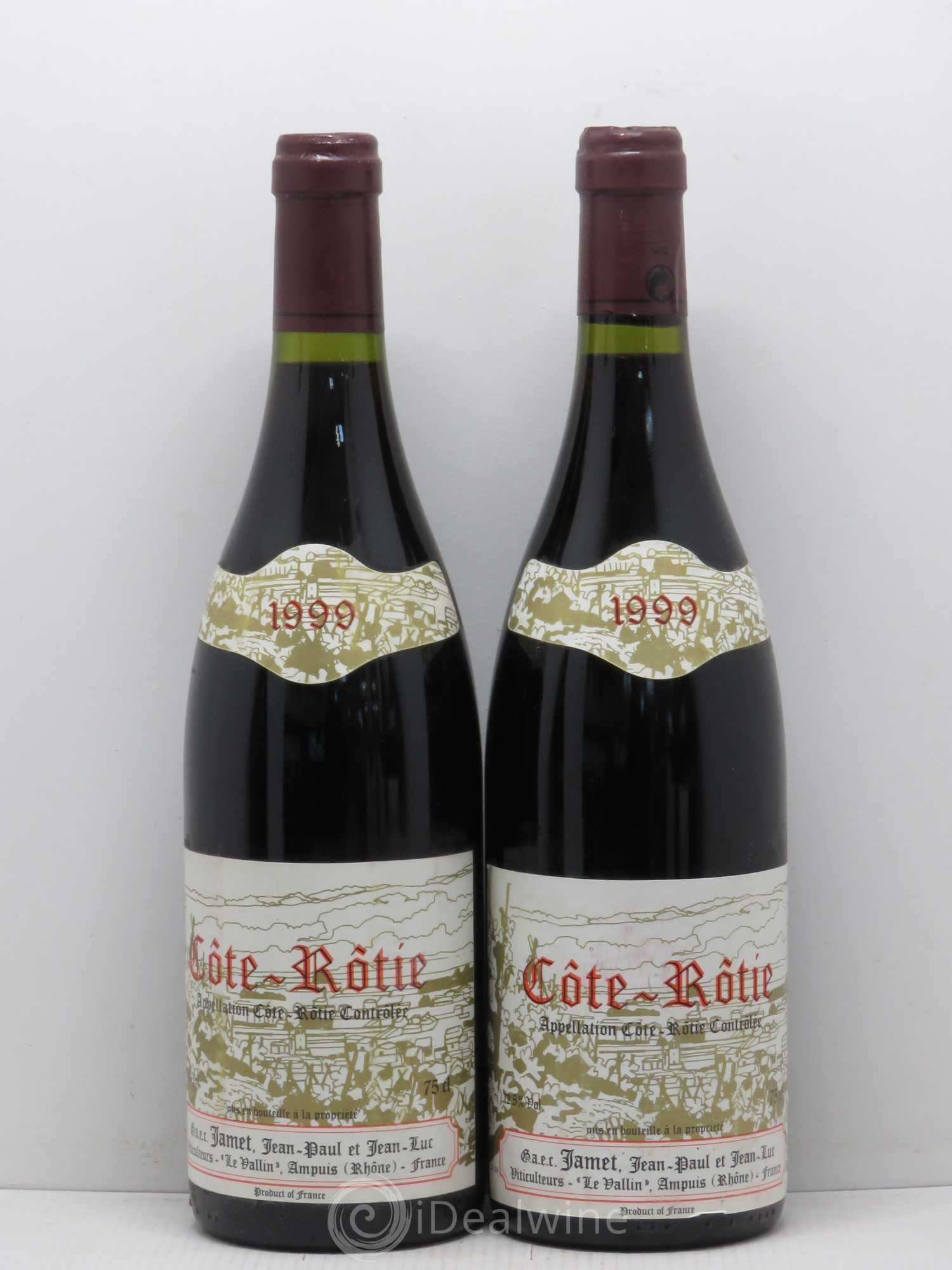 Côte-Rôtie Jamet (Domaine) 1999 - Lot de 2 bouteilles - 0