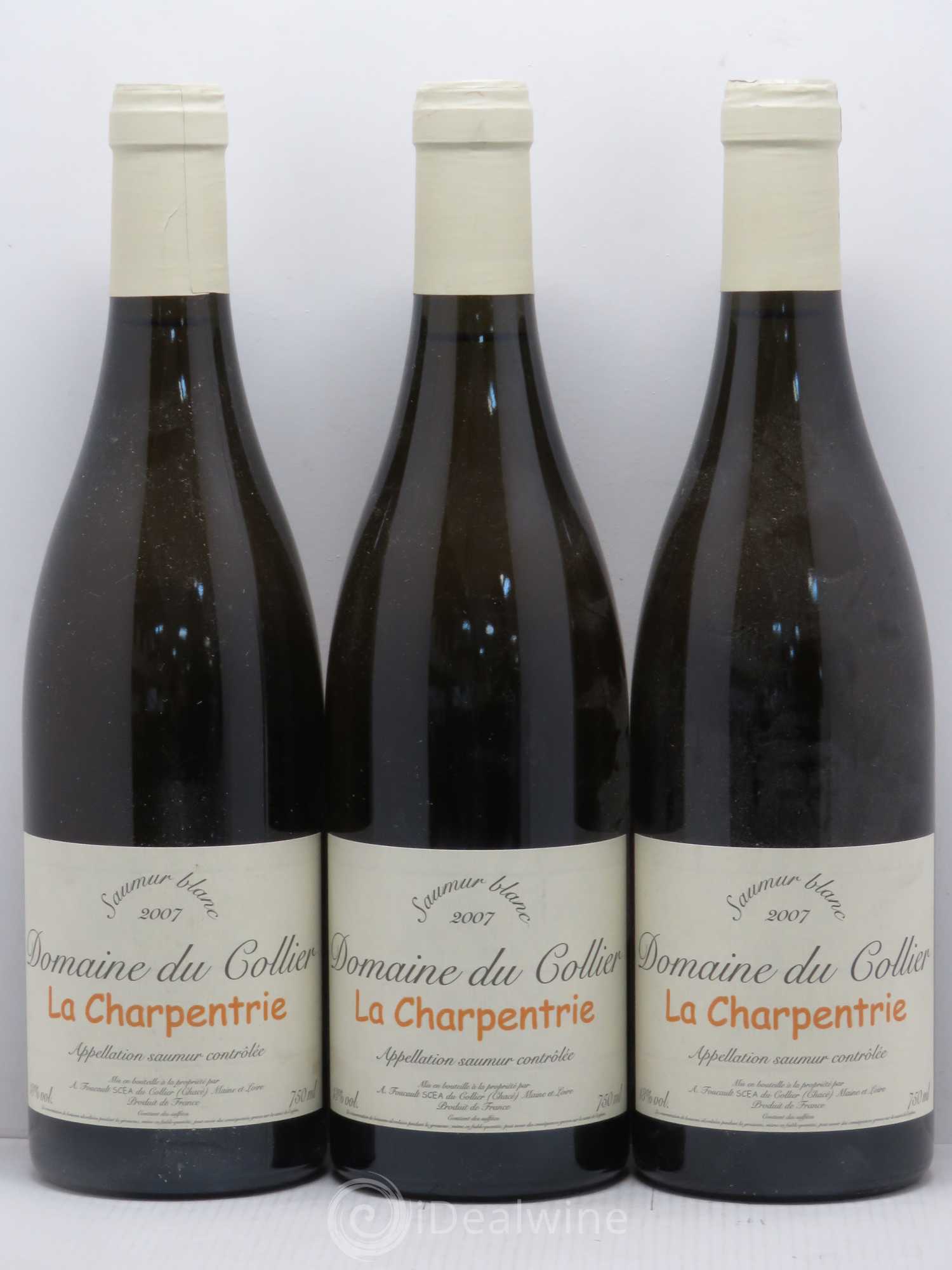 Saumur La Charpentrie Domaine du Collier 2007 - Lot de 6 bouteilles - 2