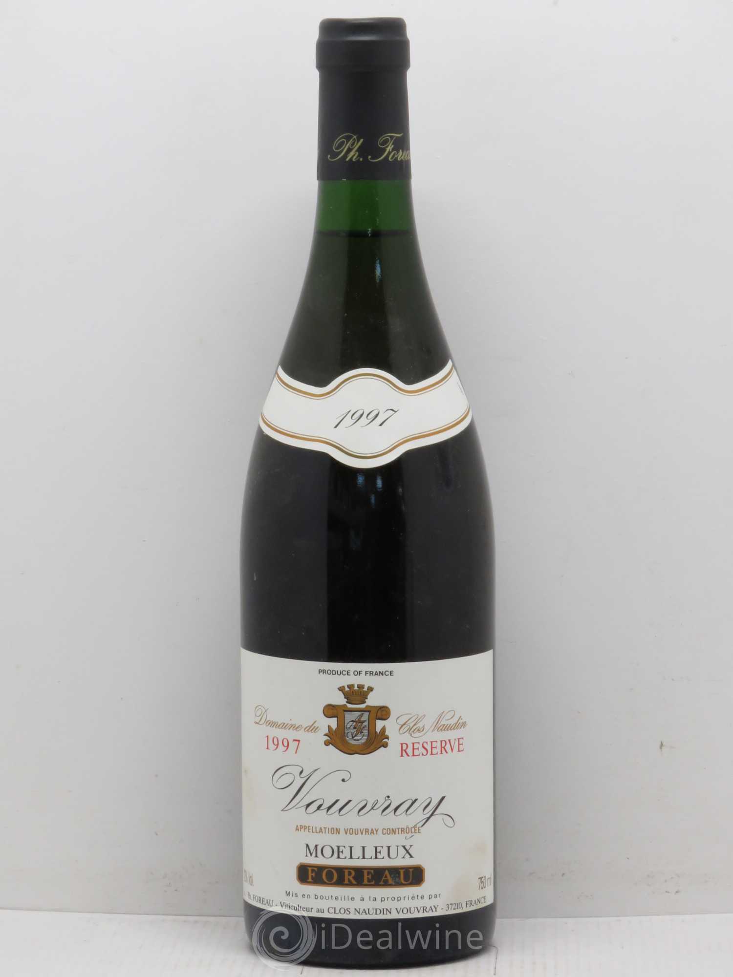 Vouvray Moelleux Réserve Clos Naudin - Philippe Foreau 1997 - Lotto di 1 bottiglia - 0