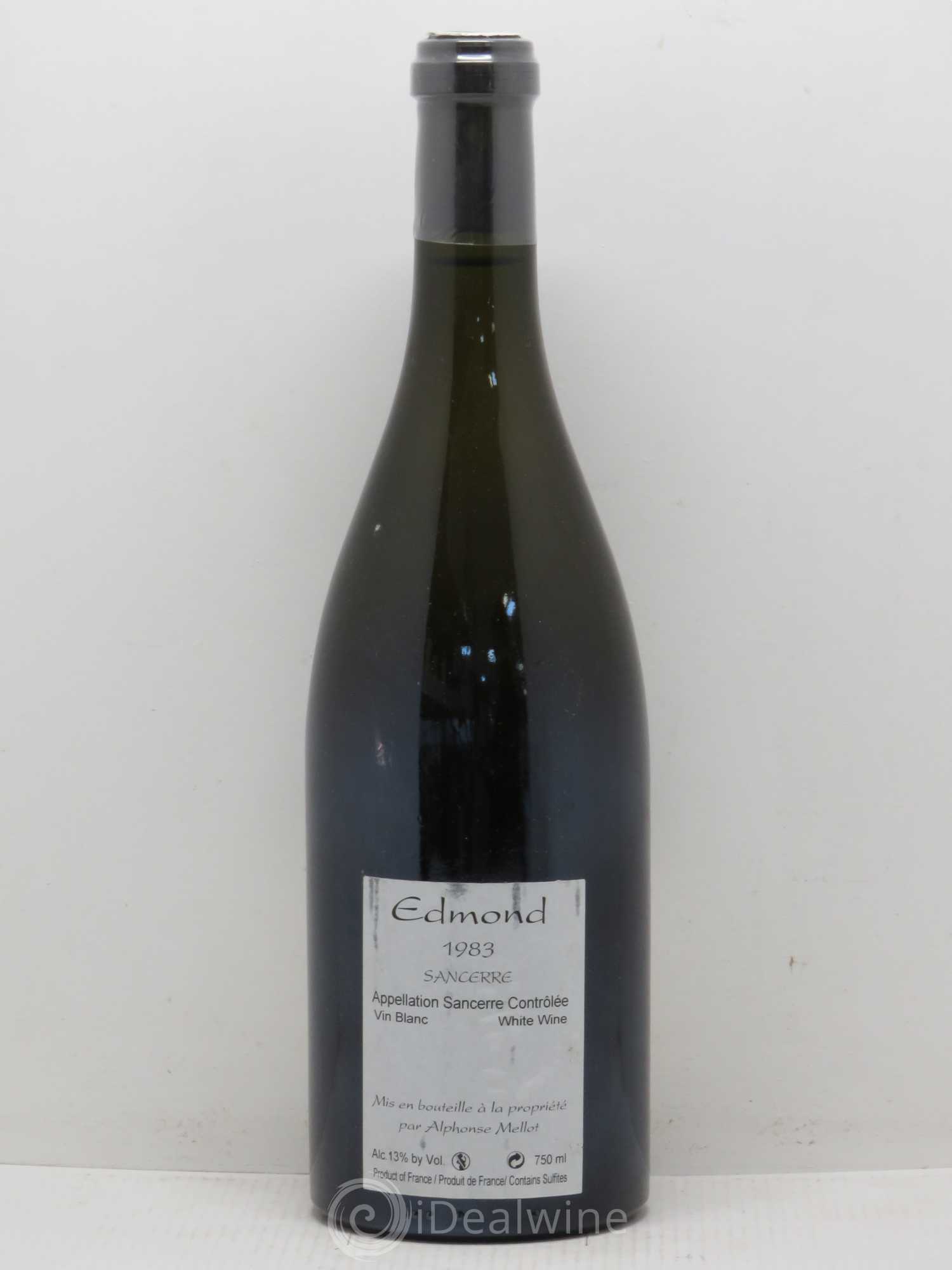 Sancerre Cuvée Edmond Alphonse Mellot 1983 - Lot de 1 bouteille - 1