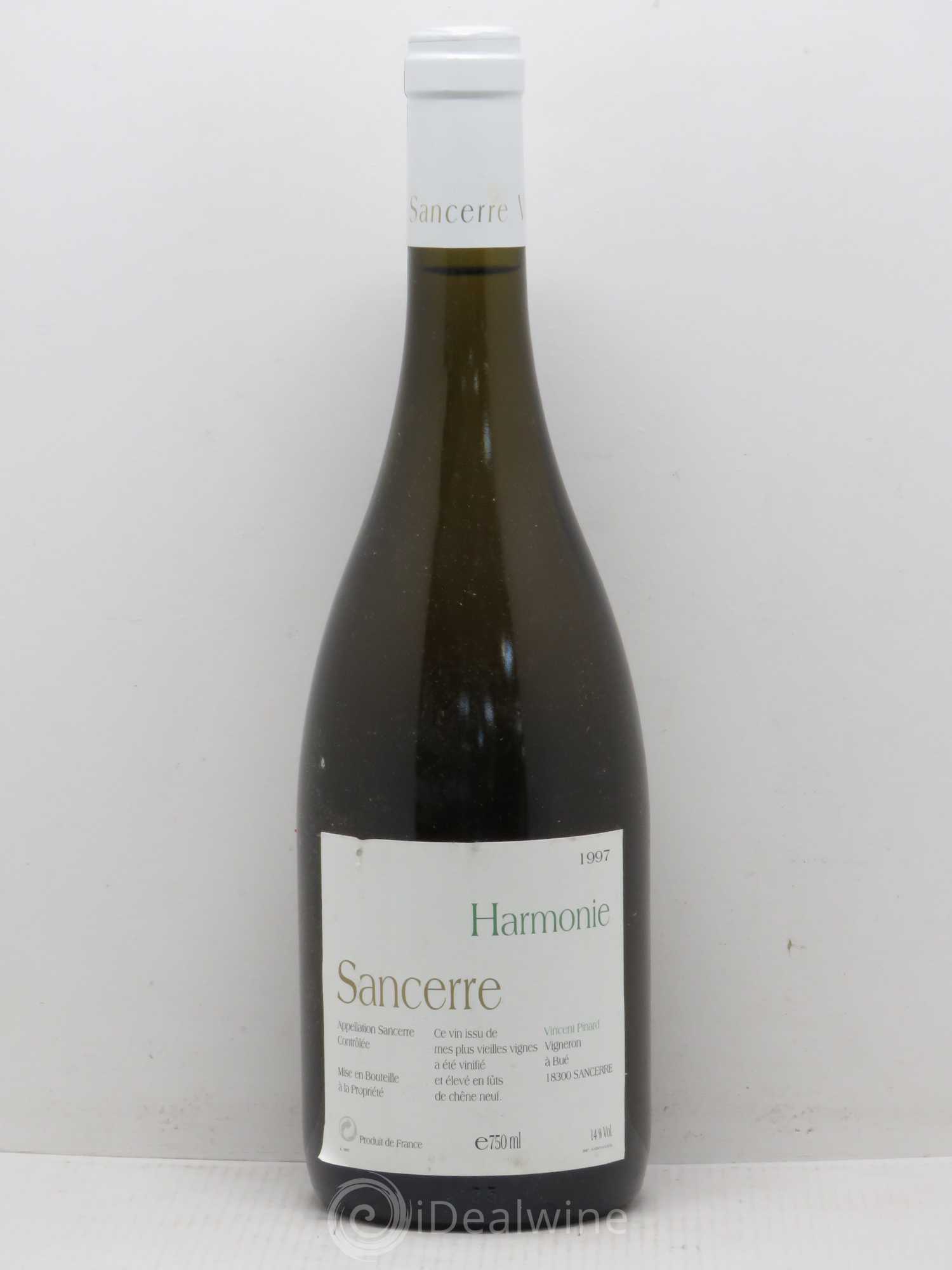 Sancerre Harmonie Vincent Pinard 1997 - Lot de 1 bouteille - 0
