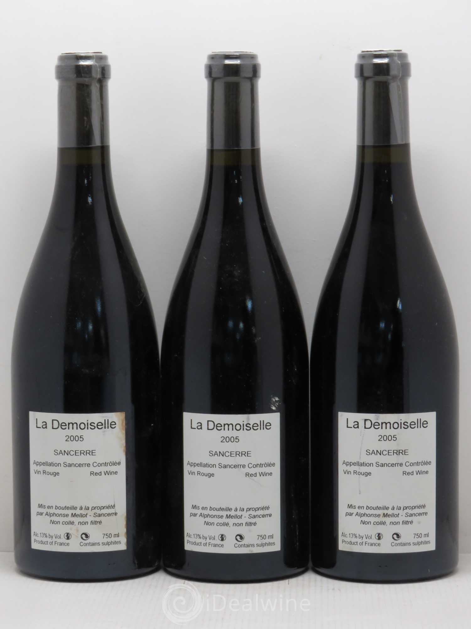 Sancerre La Demoiselle Alphonse Mellot 2005 - Lot de 3 bouteilles - 1