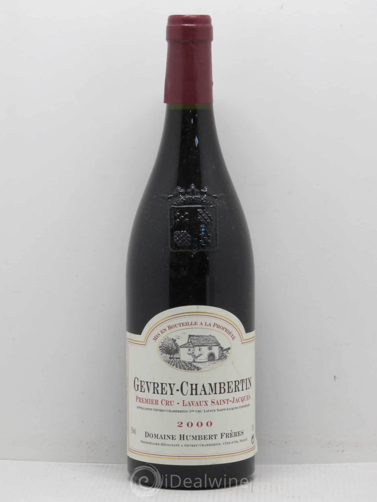 Gevrey-Chambertin 1er Cru Lavaux Saint Jacques Domaine Humbert 2000 - Posten von 1 Flasche - 0