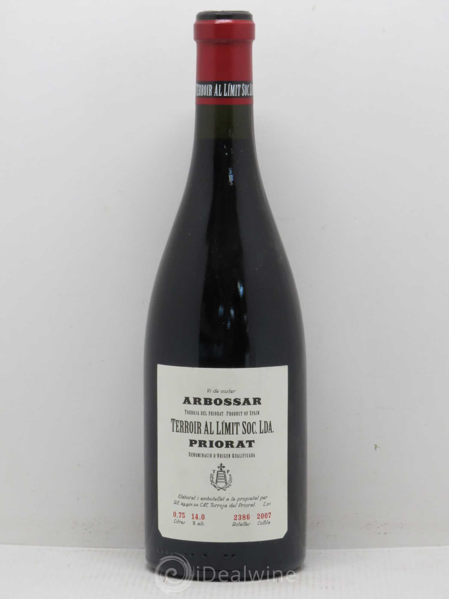 Priorat DOCA Terroir Al Limit Arbossar 2007 - Posten von 1 Flasche - 0